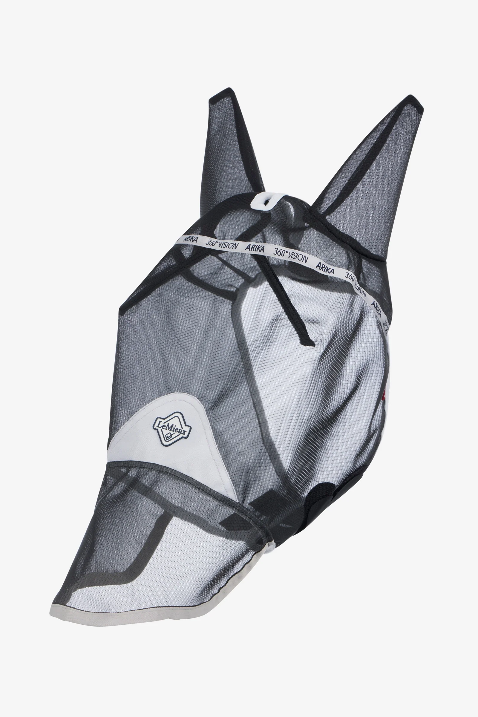 360 Vision pełna maska przeciw muchom Grey XS