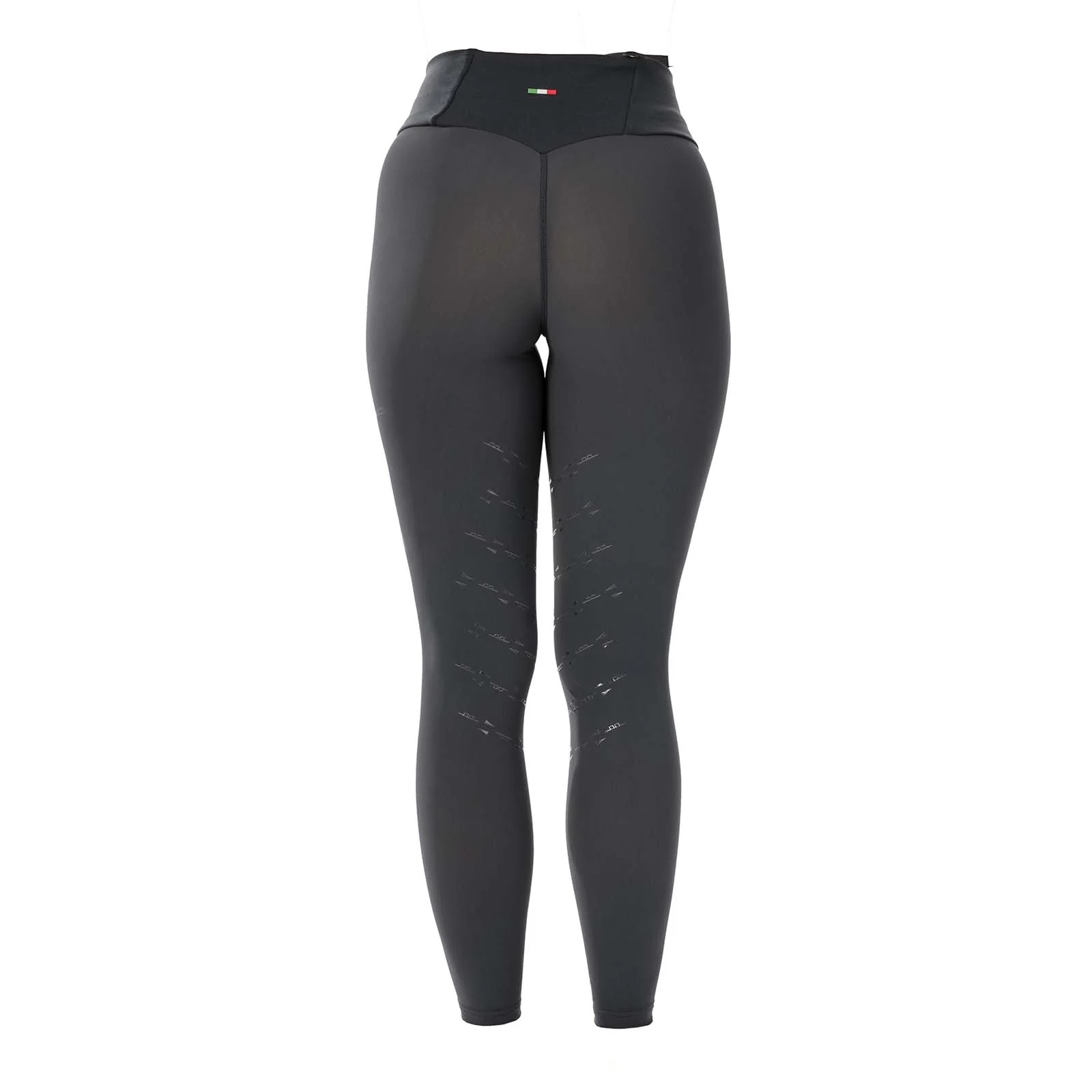 AA Platinum Legginsy jeździeckie z lejem kolanowym Grey M
