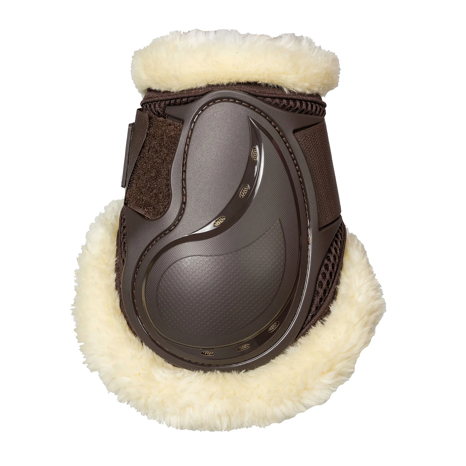 lekkie ochraniacze AirFlow z futerkiem Brown P