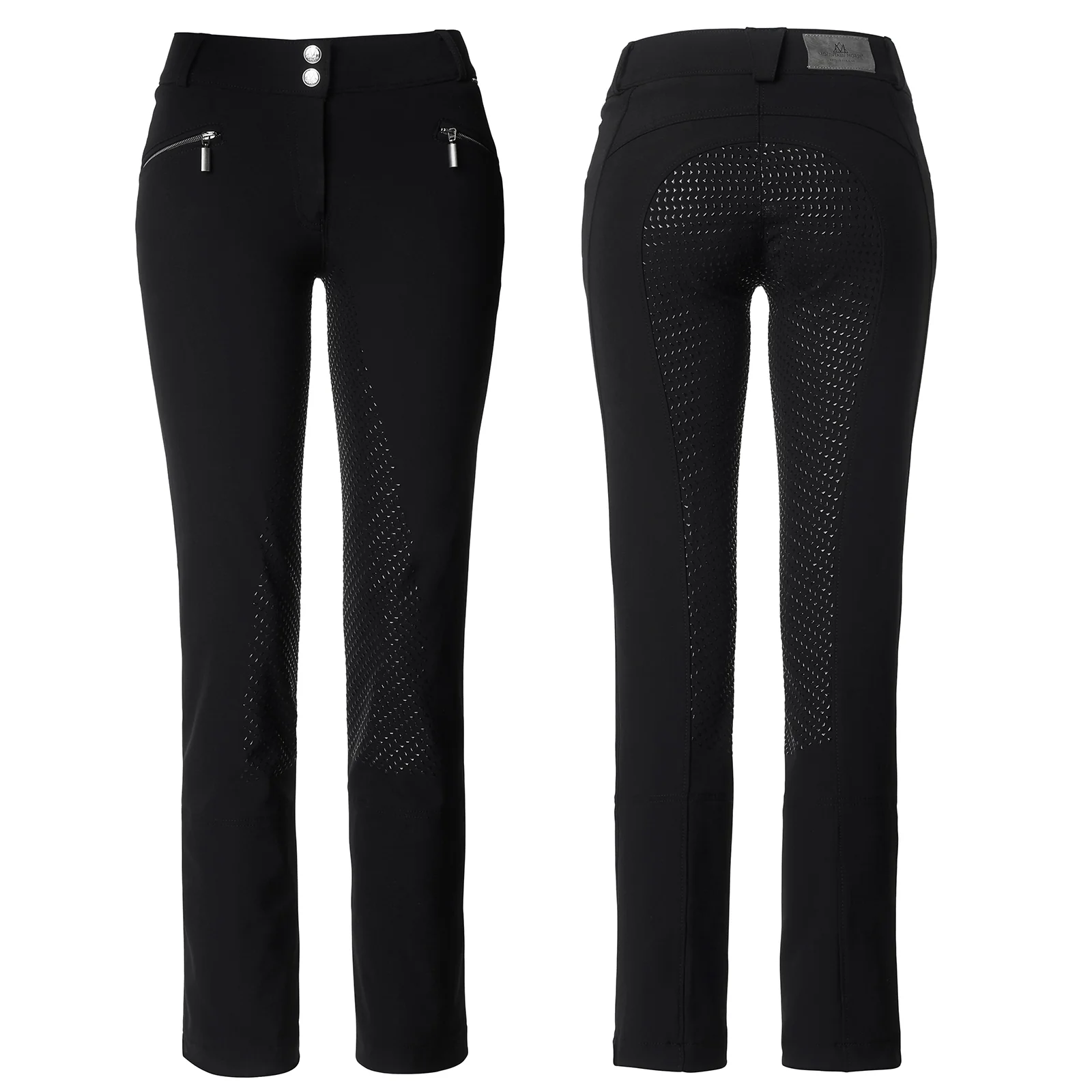 Amira Long W´s Bryczesy Jodphur dla kobiet GRIP TECHNOLOGY FS Black 76