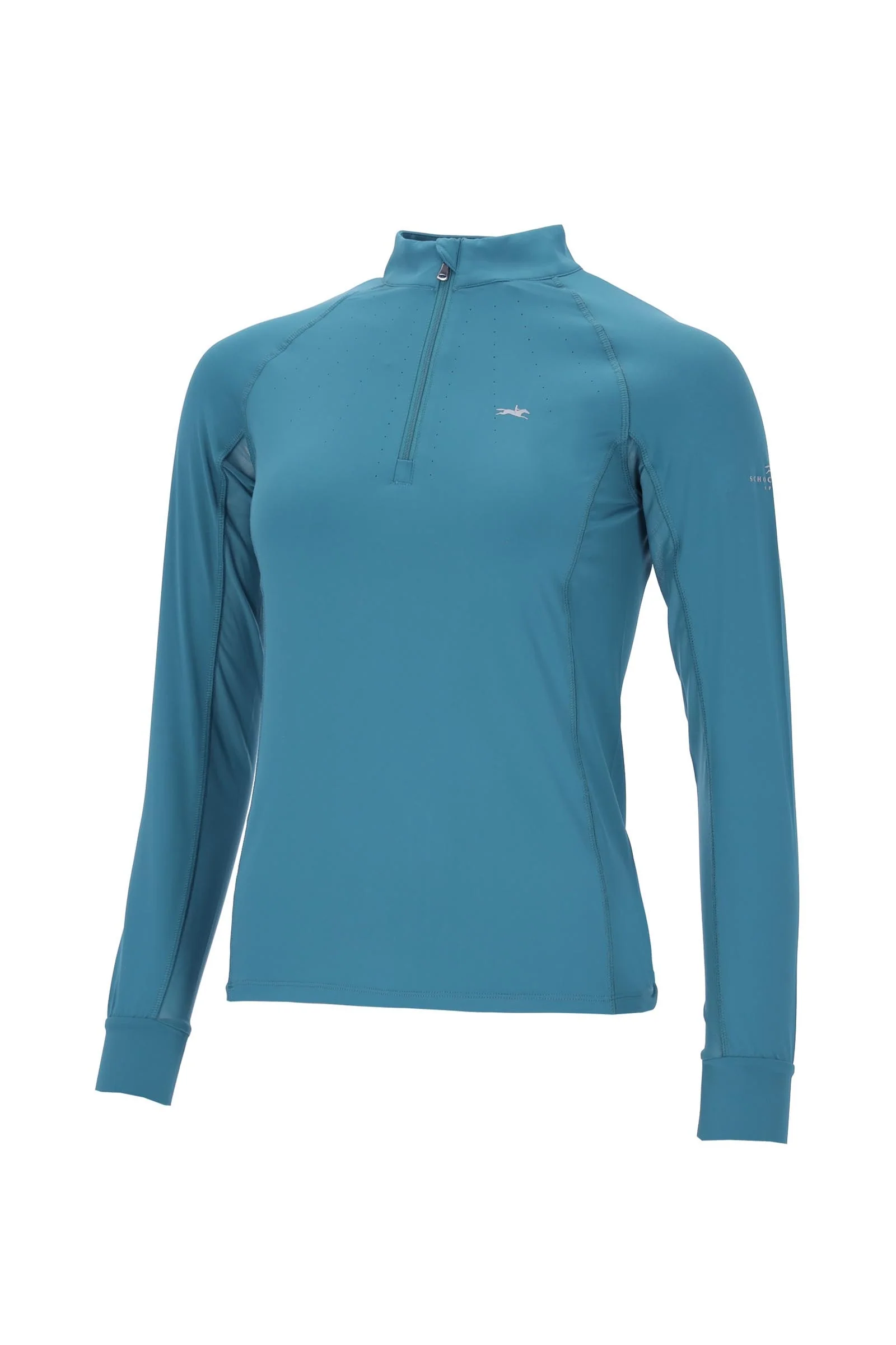 Angie Style damska koszulka treningowa z długim rękawem Colonial Blue L