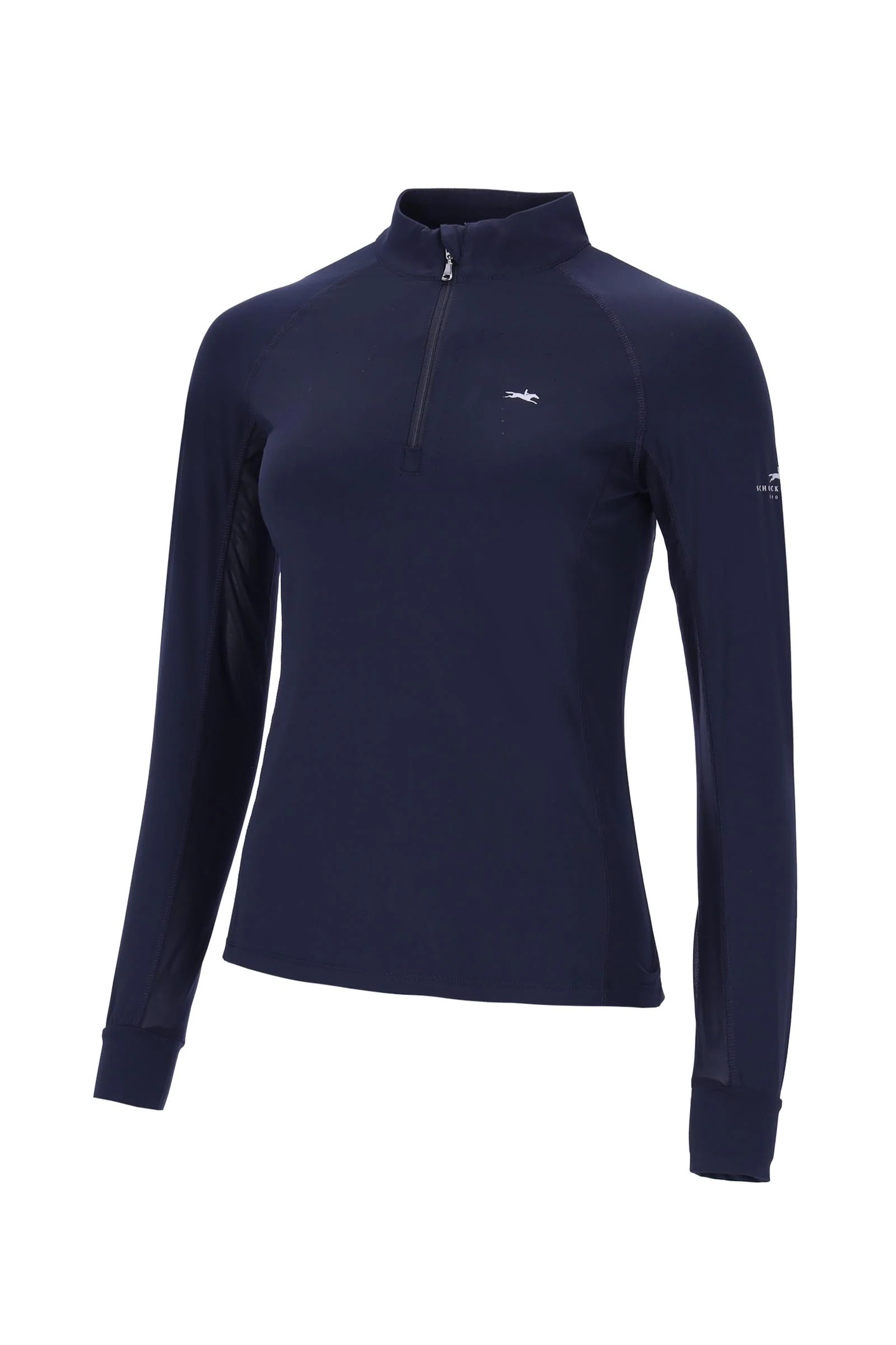 Angie Style damska koszulka treningowa z długim rękawem Dark Navy XS