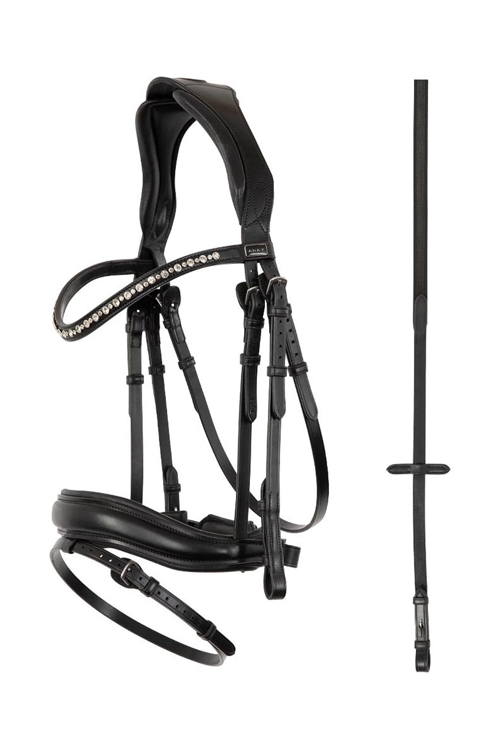 ANKY Comfort Line Ogłowie z Pull Back Black F