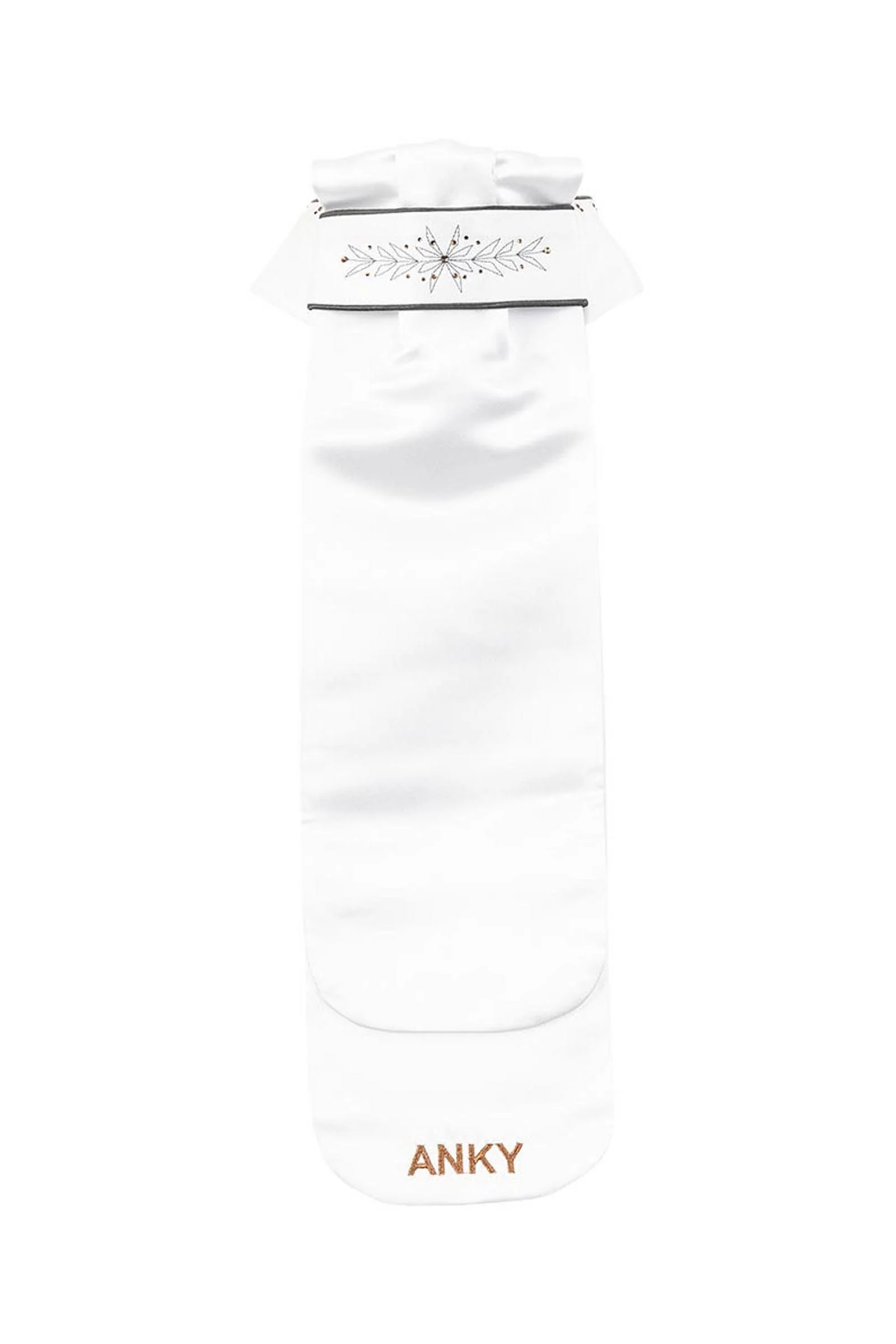 ANKY Competition Sophisticated Damski Plastron White/Grey M