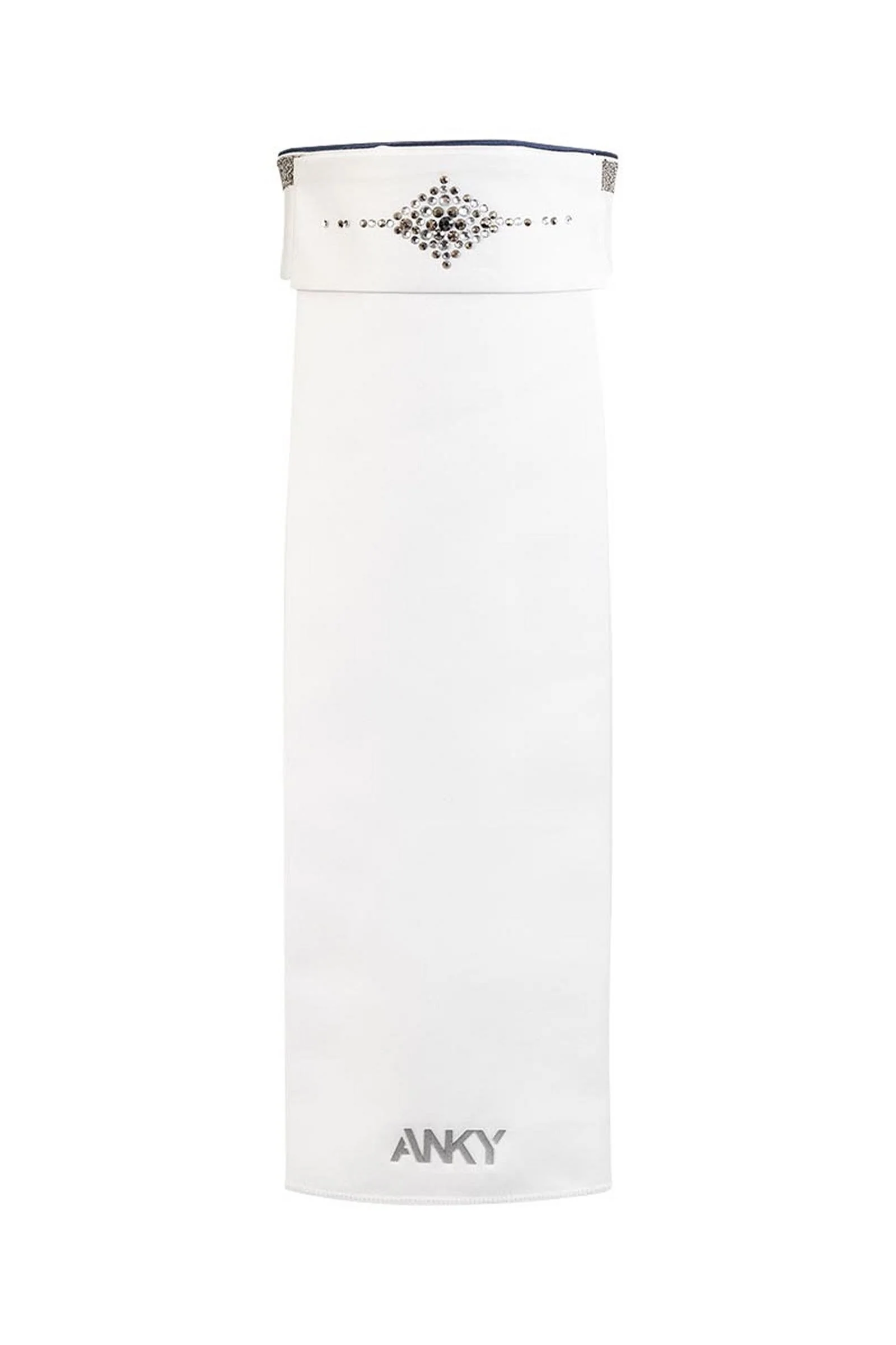 ANKY Competition Luminous Damski Plastron White/Navy M