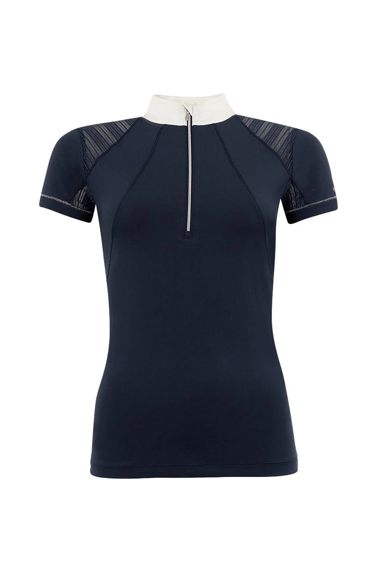 ANKY Competition Damska Koszula Mesh, Krótki Rękaw Navy S