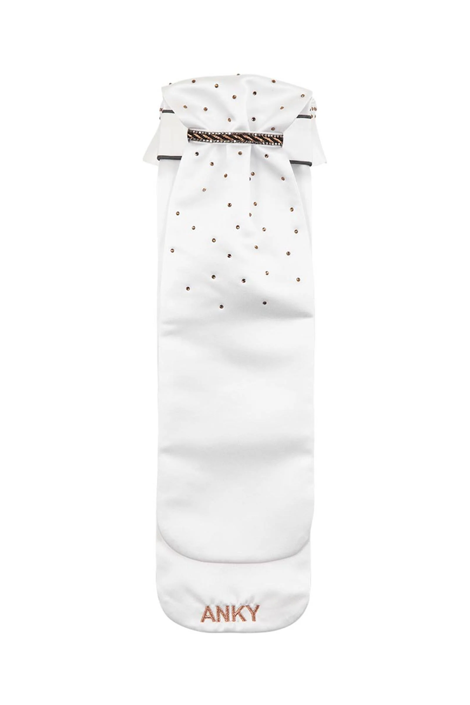 ANKY Plastron Multi-Fit z Odpinanym Kołnierzem White/Grey M