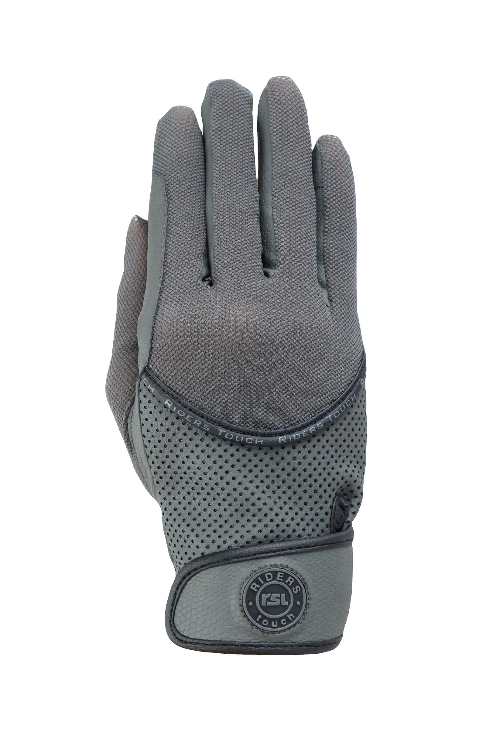 Atlanta rękawiczki jeździeckie z wstawkami Air-Mesh Anthracite 8,5