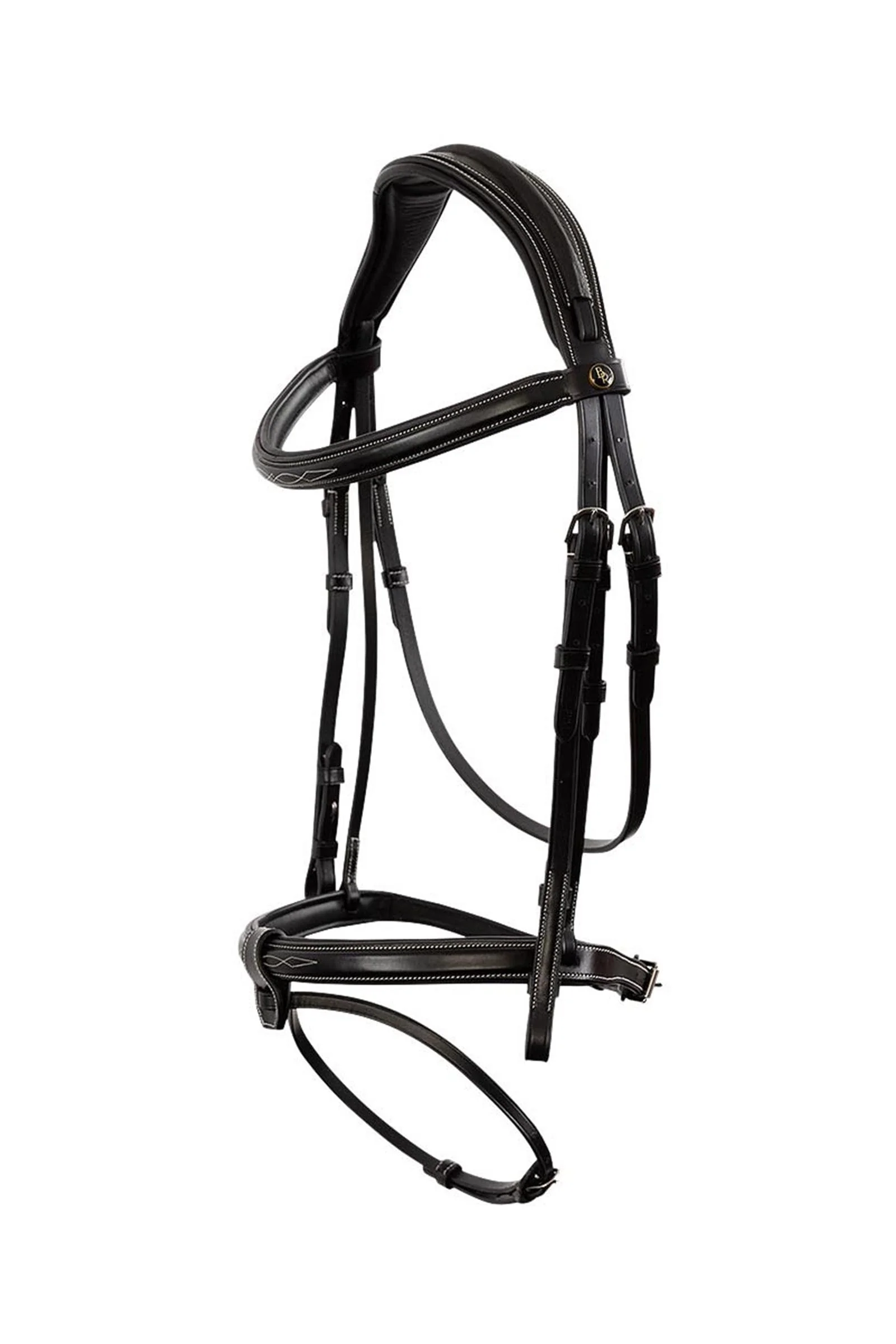 Berrington ogłowie Black/Silver F