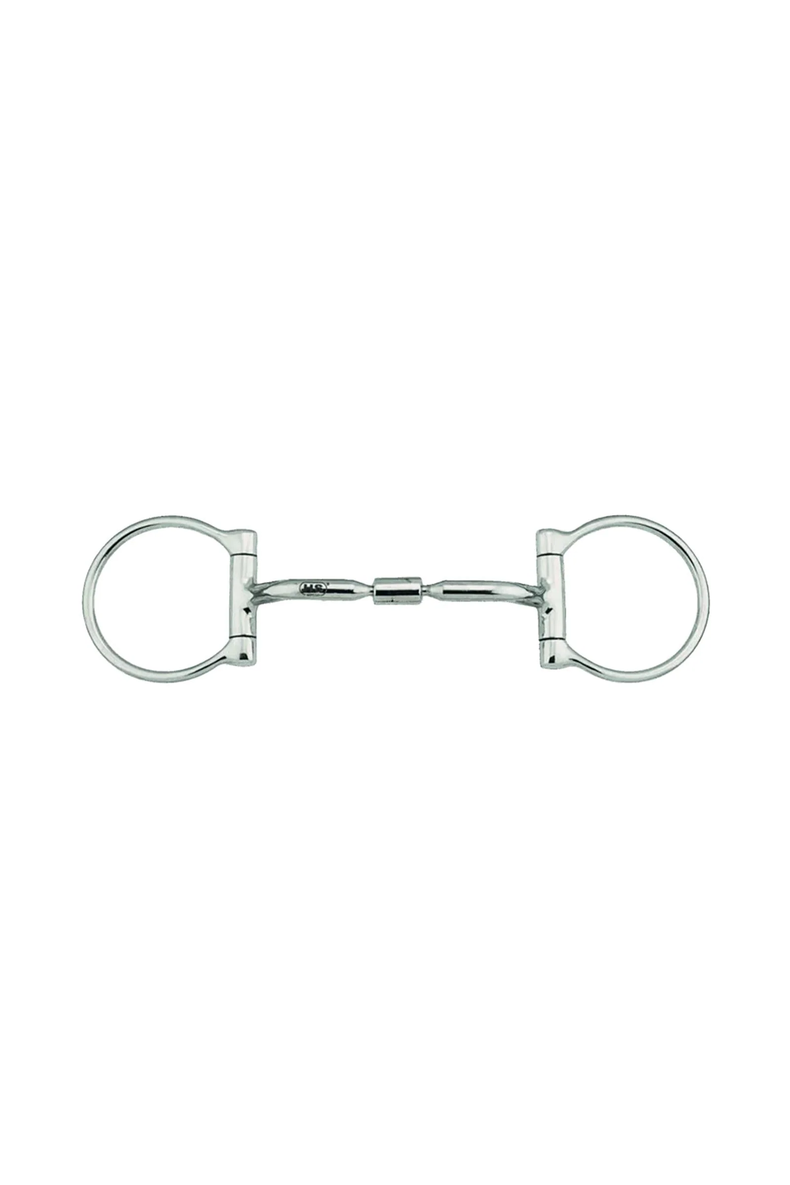 Wędzidło Billy Allen z rolką, podwójnie łamane, 11 mm, stal nierdzewna Metall 125 mm