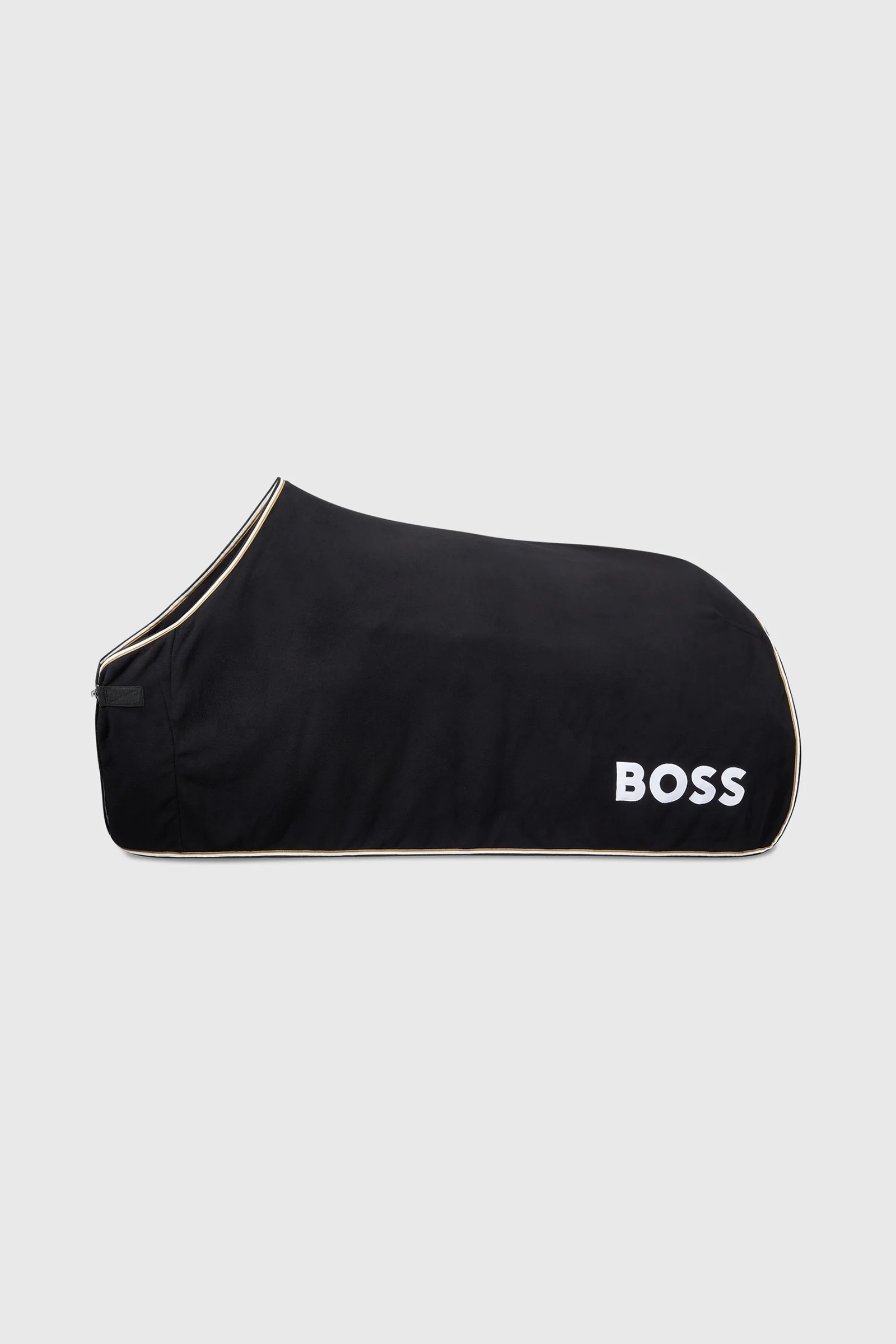 Boss Fleece Rug Signature Black 155