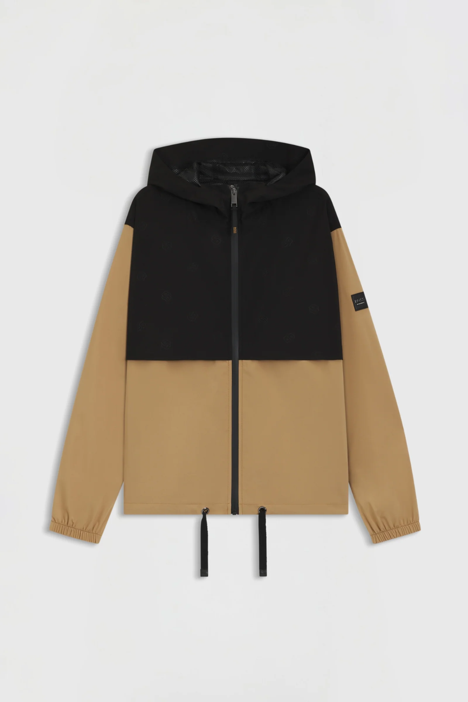 Boss Louise damska kurtka przeciwdeszczowa Black Camel XS