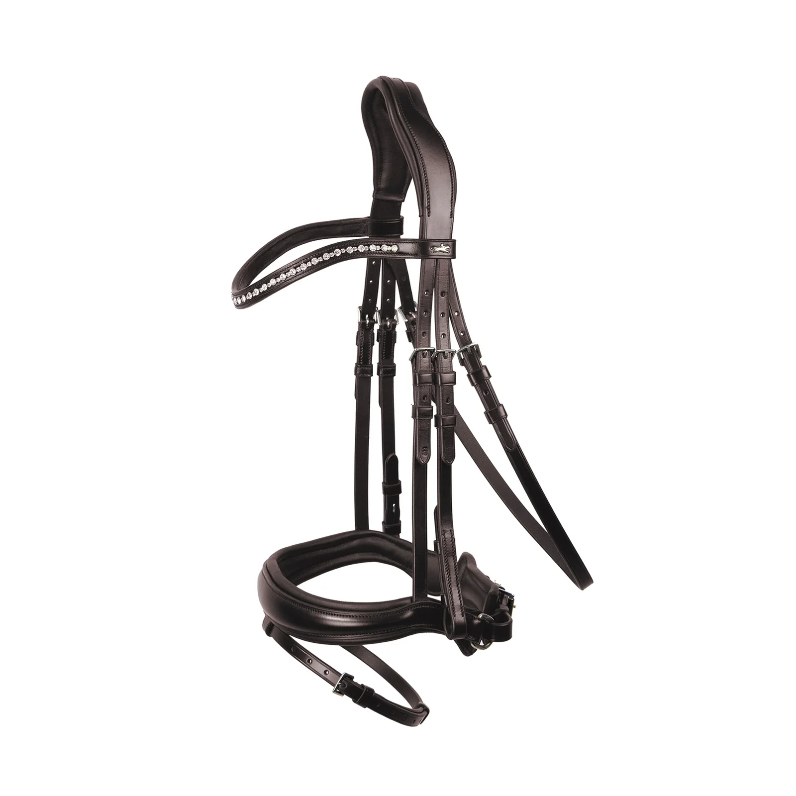 Ogłowie Brantford Dark Brown/Silver C