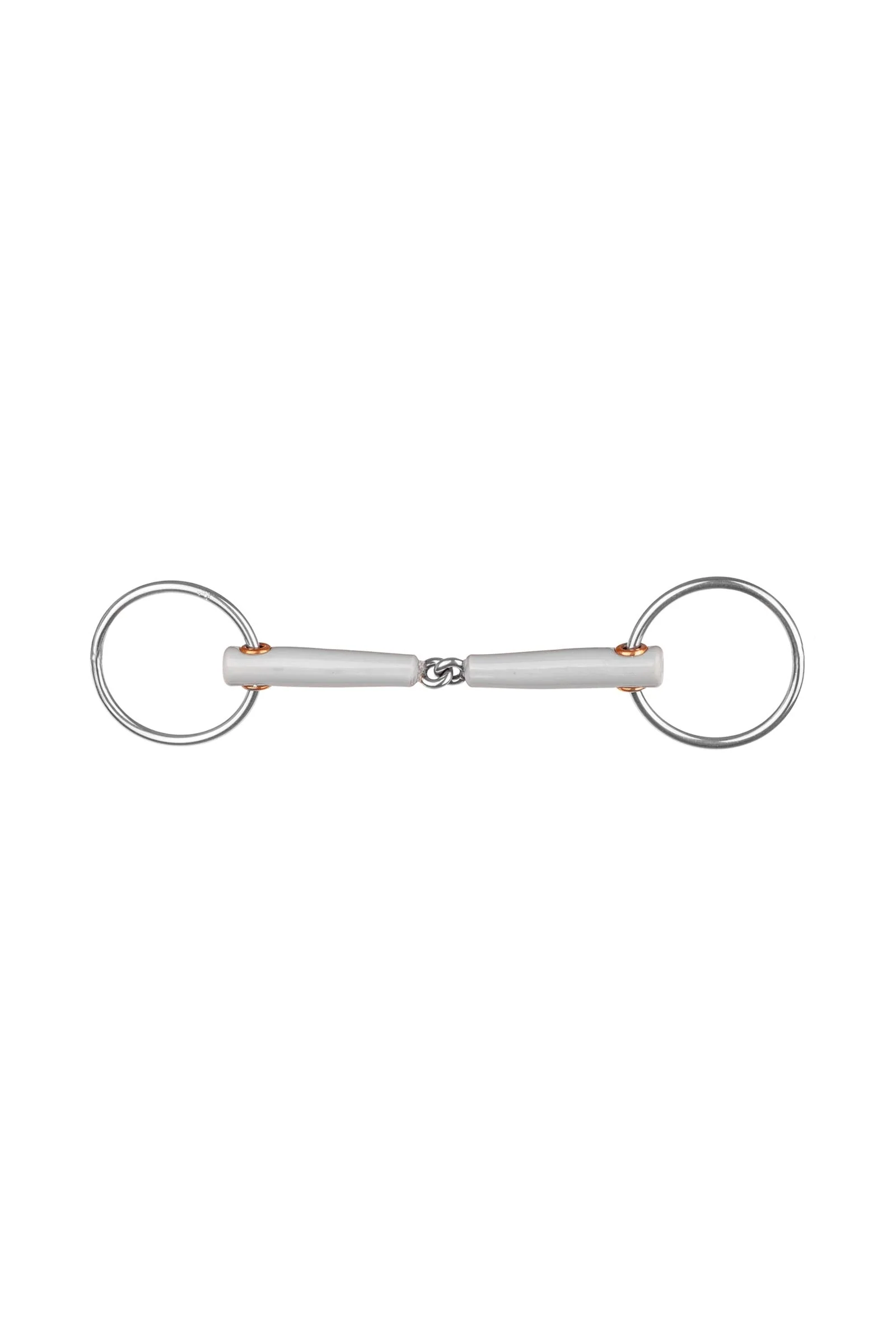wędzidło podwójne, pojedynczo łamane, średnie, Ø 6 cm No Color 125 mm