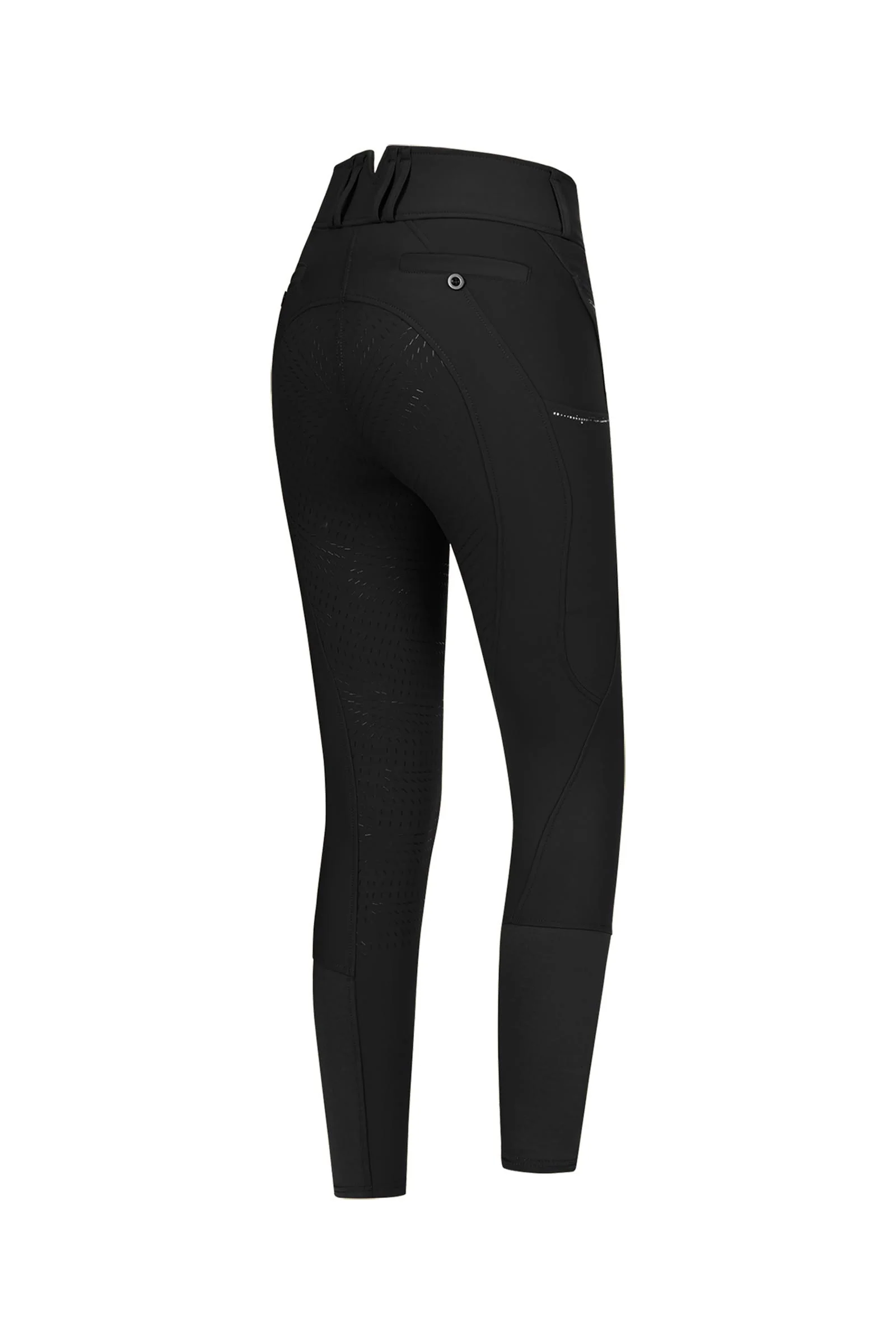 Mathilda Glam Damskie wysokie bryczesy Black 48