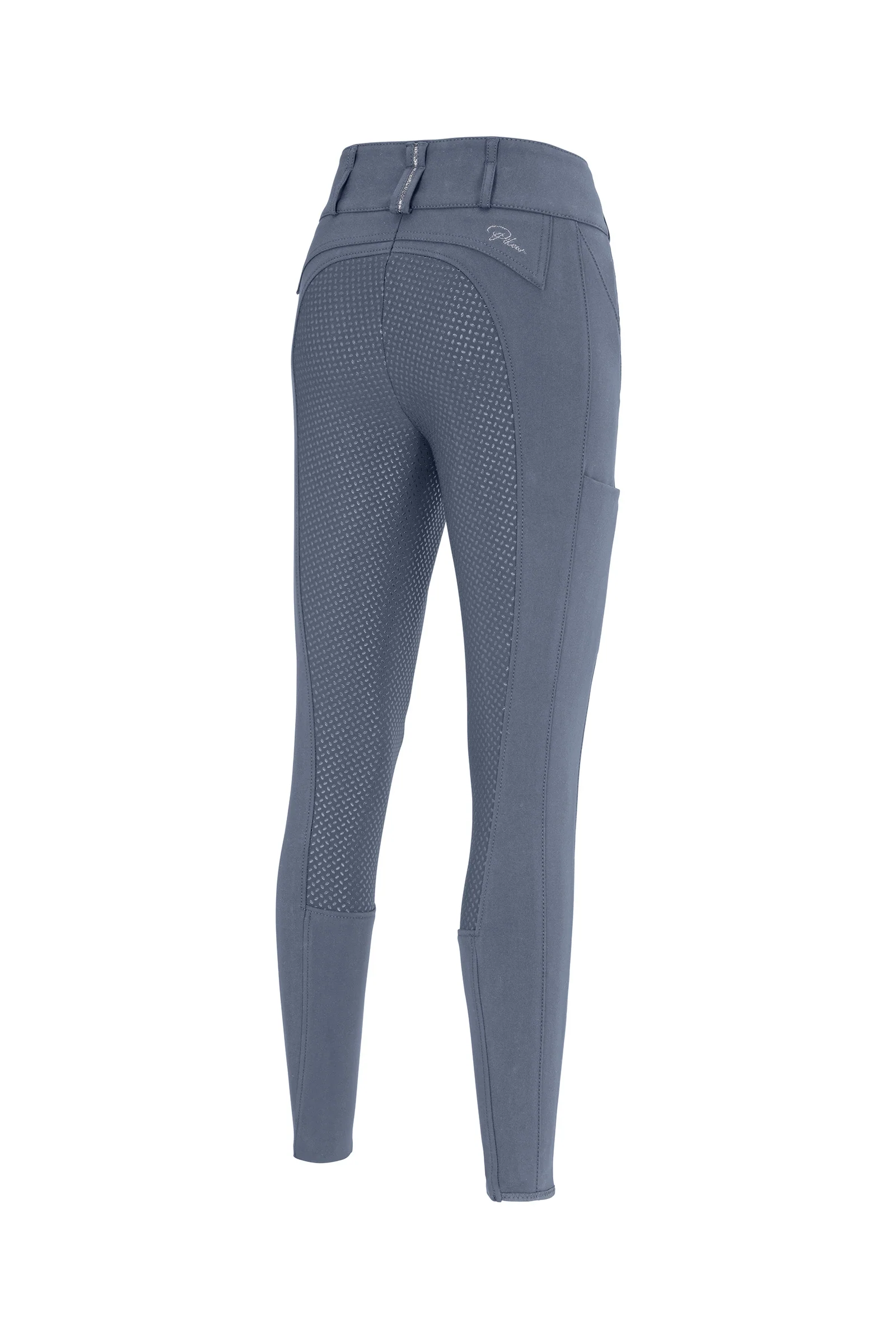 Candela Glamor Grip Damskie bryczesy z pełnym lejem Dove grey 34