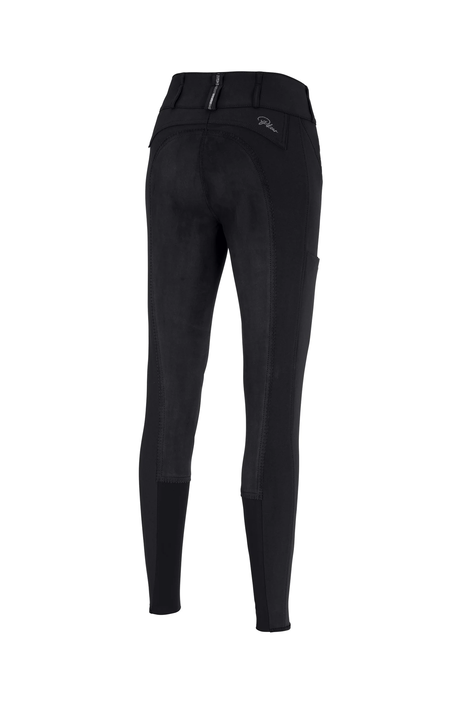 Candela Glamor Mc Crown Damskie bryczesy z pełnym lejem Black 32