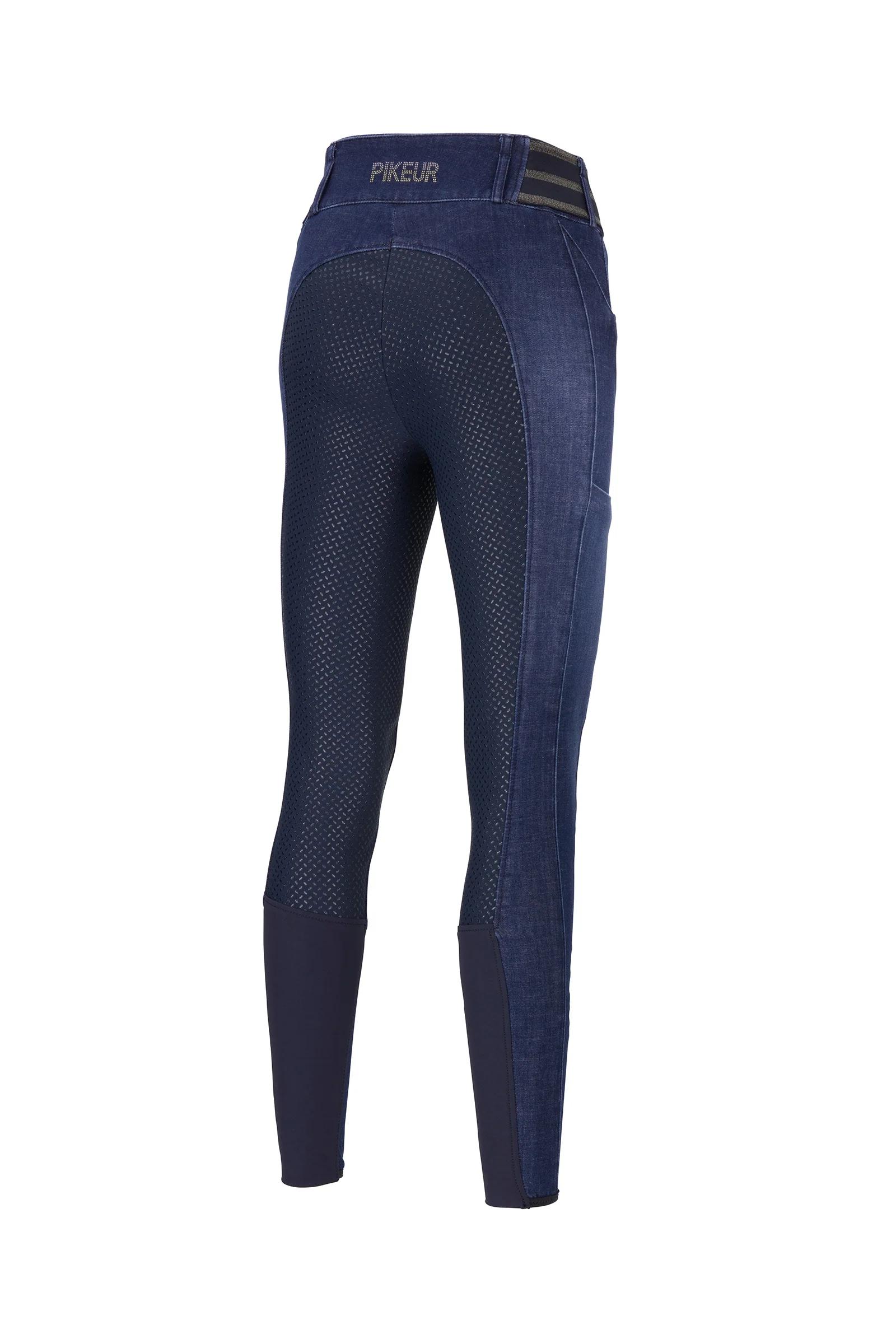 Jeansowe bryczesy Candela z pełnym lejem Denim Blue 34