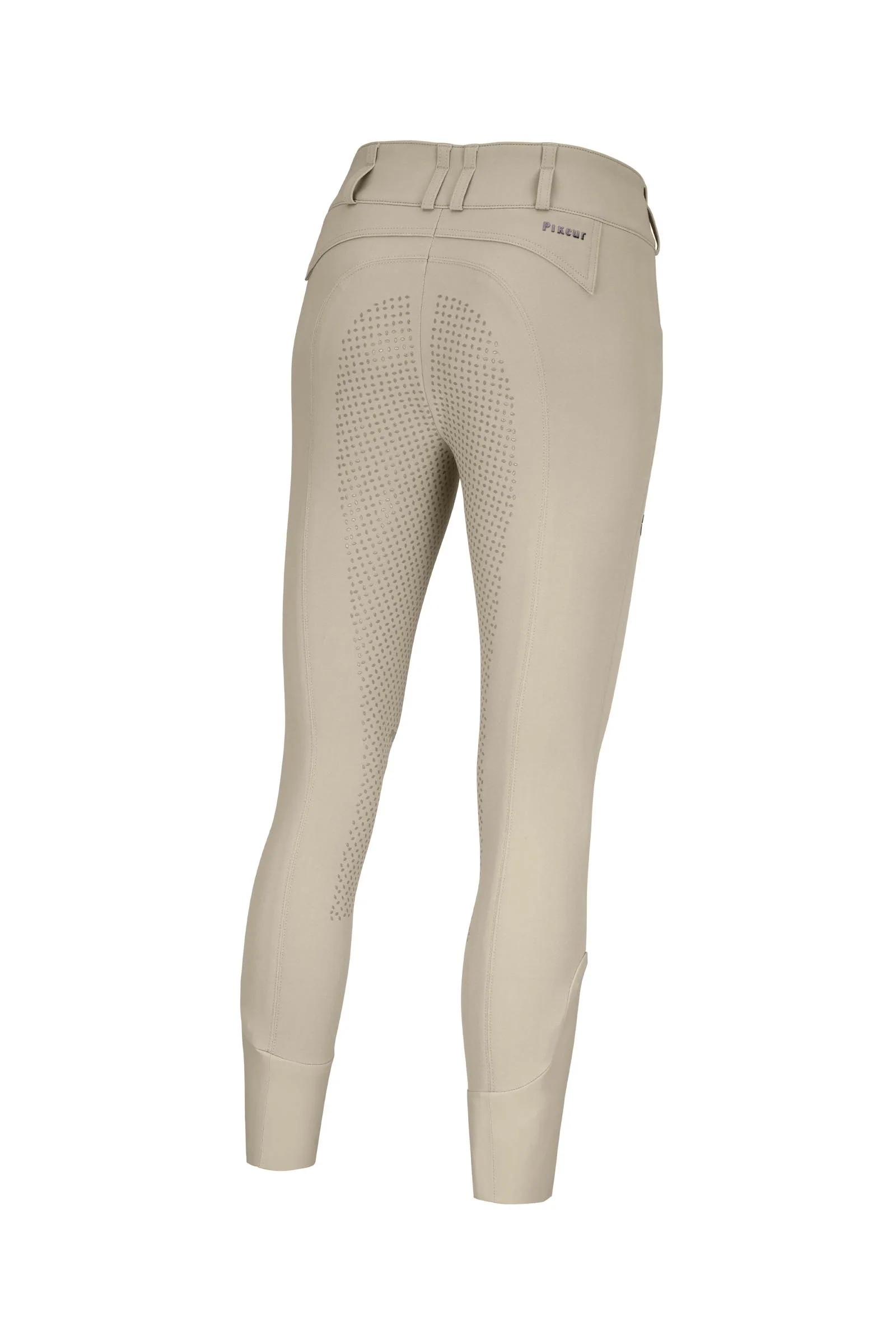 Candela SD damskie bryczesy z wysokim stanem i pełnym gripem Pearl Gray 38