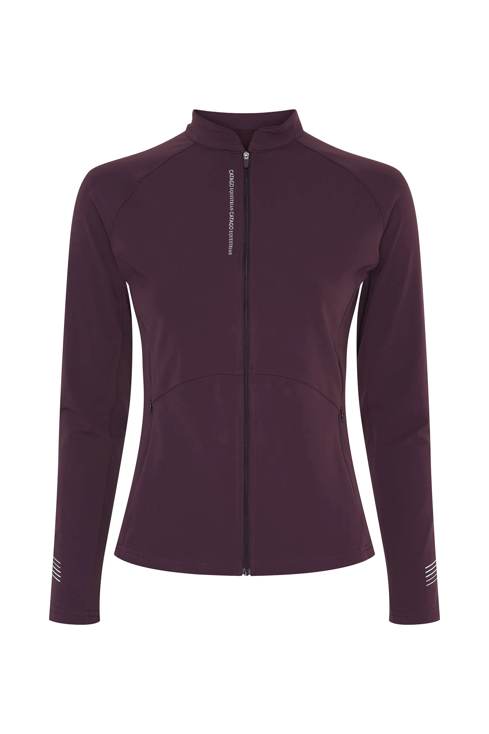 CATAGO Tabita Women´s Zip Cardigan Plum Perfect S