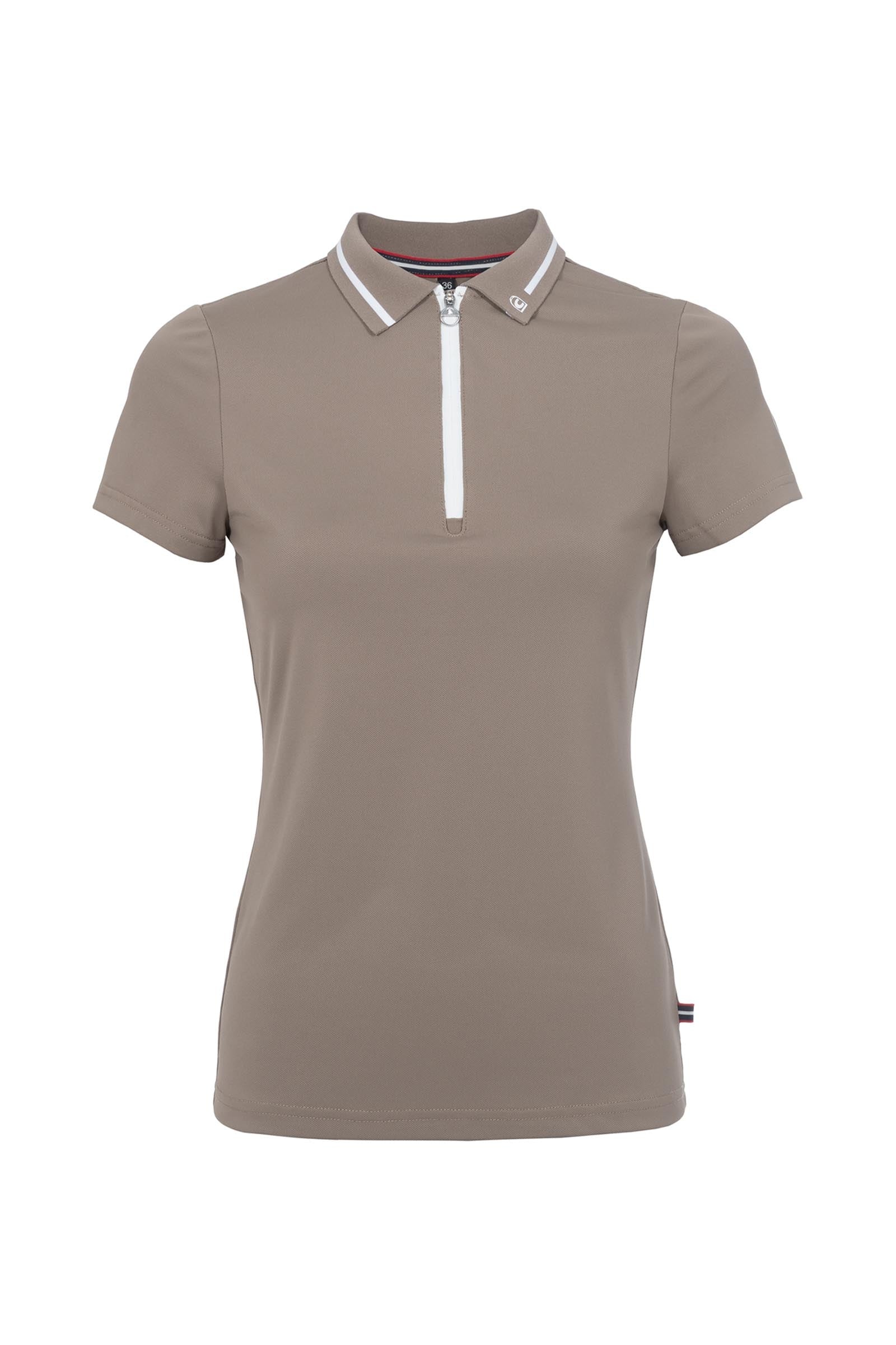 CAVALBYLA damska koszulka polo Mocha Latte 34