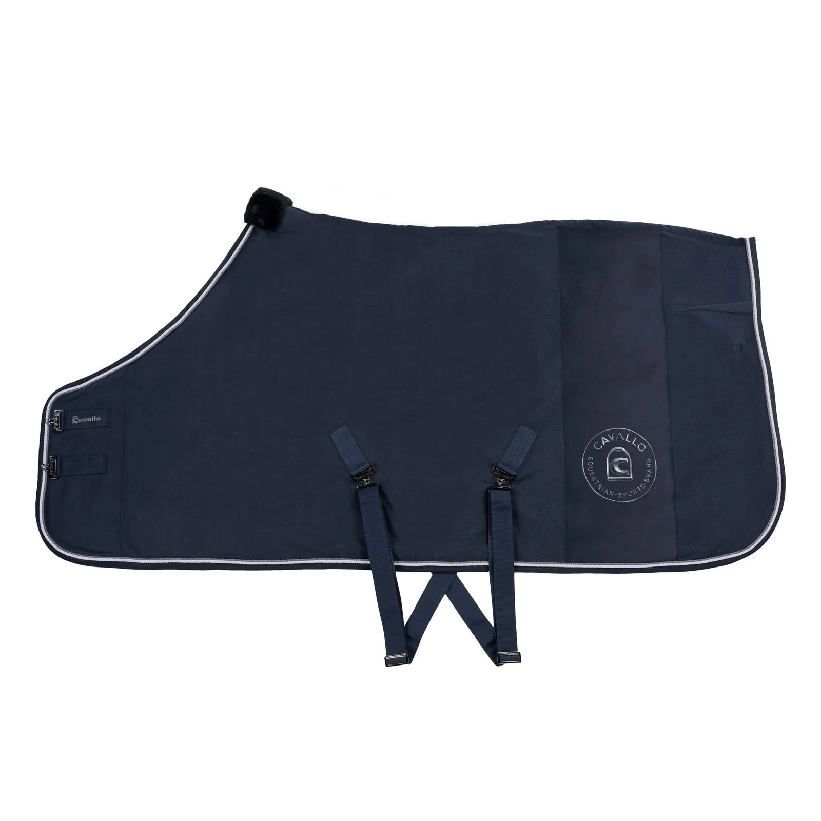 CAVALHEIDA Cooling Rug Dark Blue M