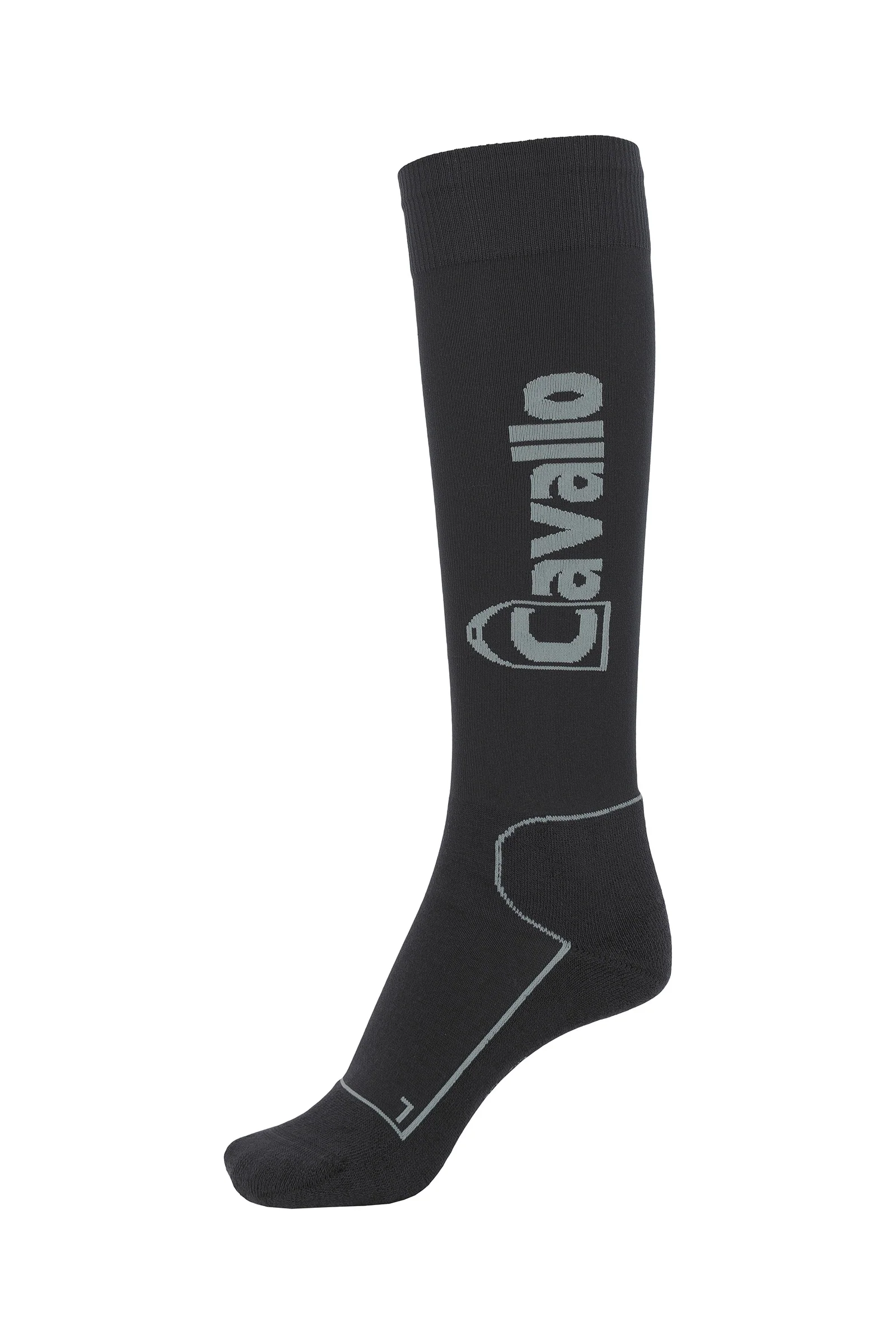 CAVALSIMO Riding Socks Griffin grey/ Green 36