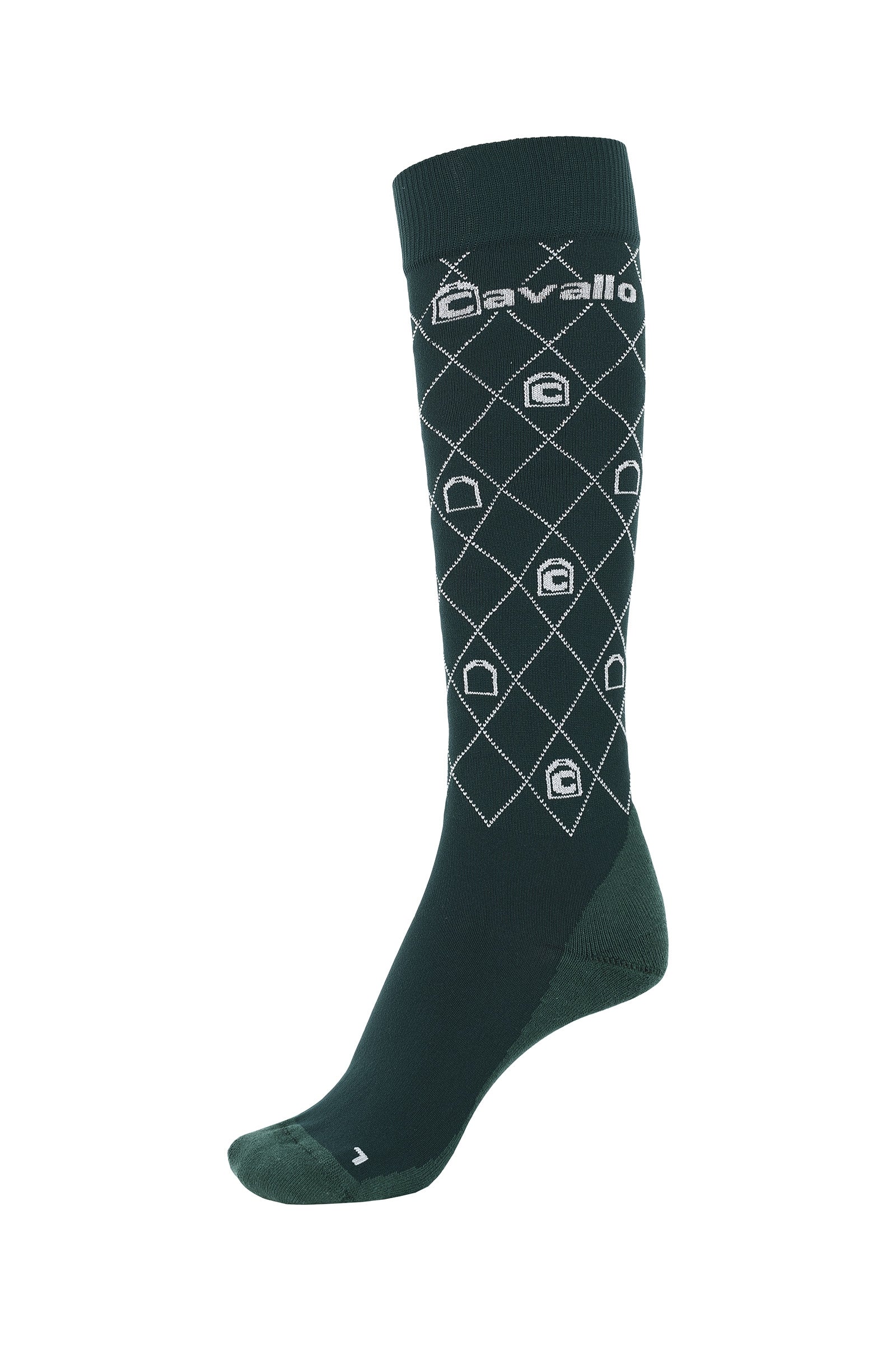 CAVALSURA Riding Socks Dark Green 36