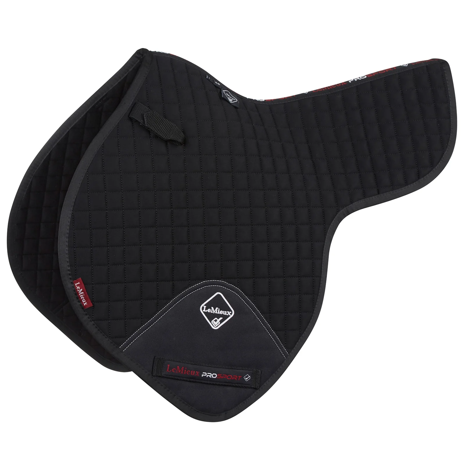 Wycięty czaprak bawełniany CC Cotton Numnah Black F
