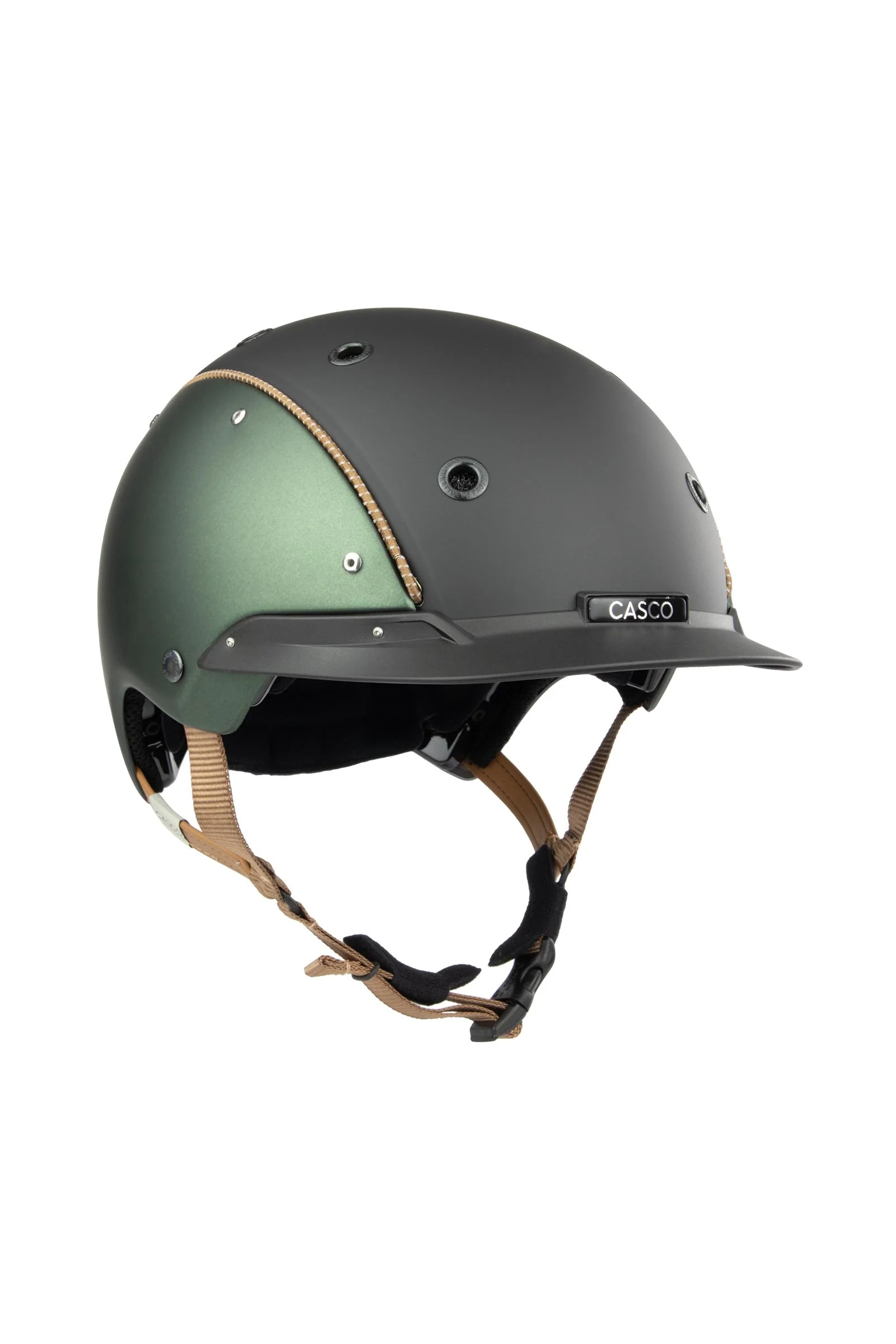 Champ Prime kask jeździecki Green Anthracite Matt 058-x-062