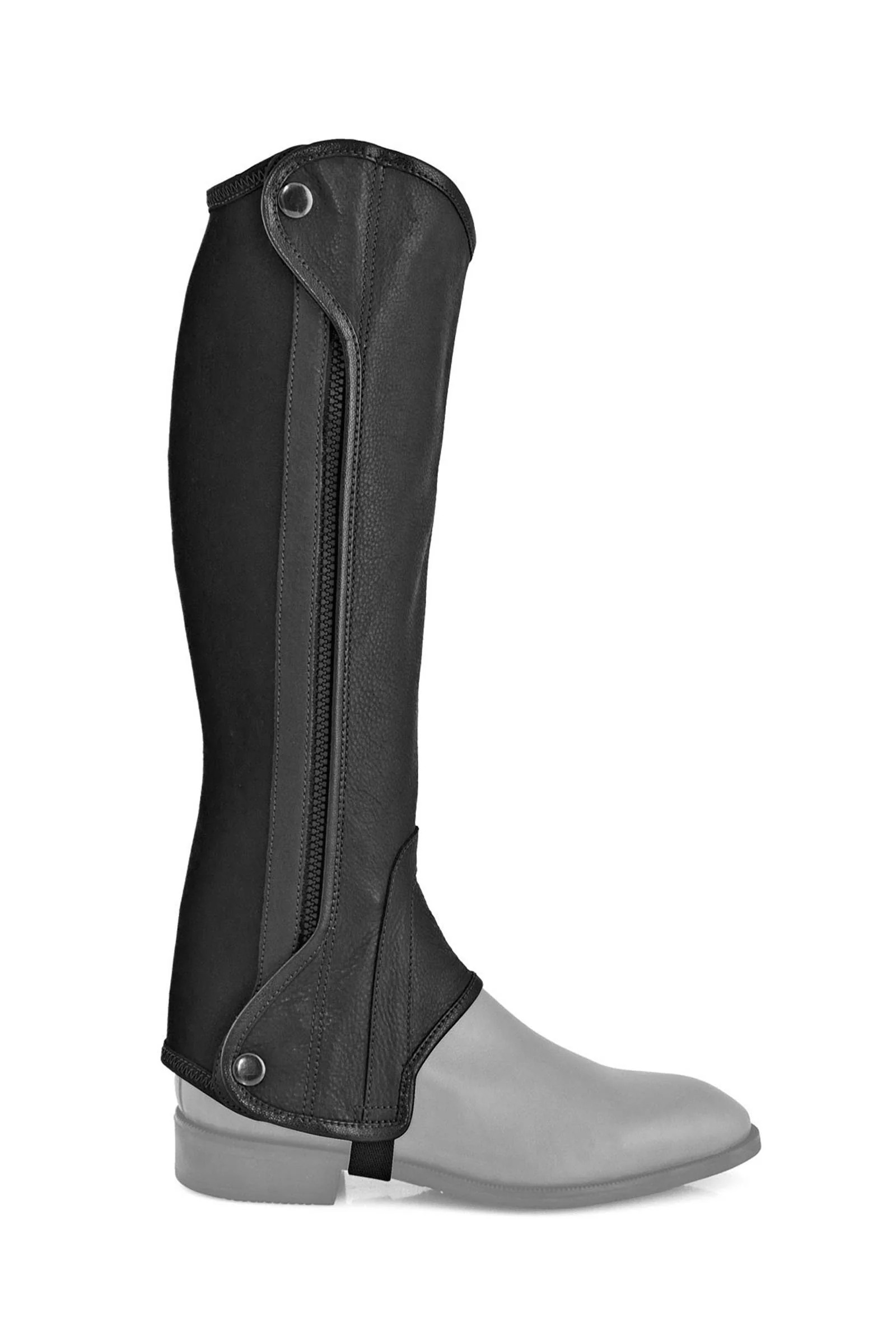 Chester skórzane minichapsy Black S