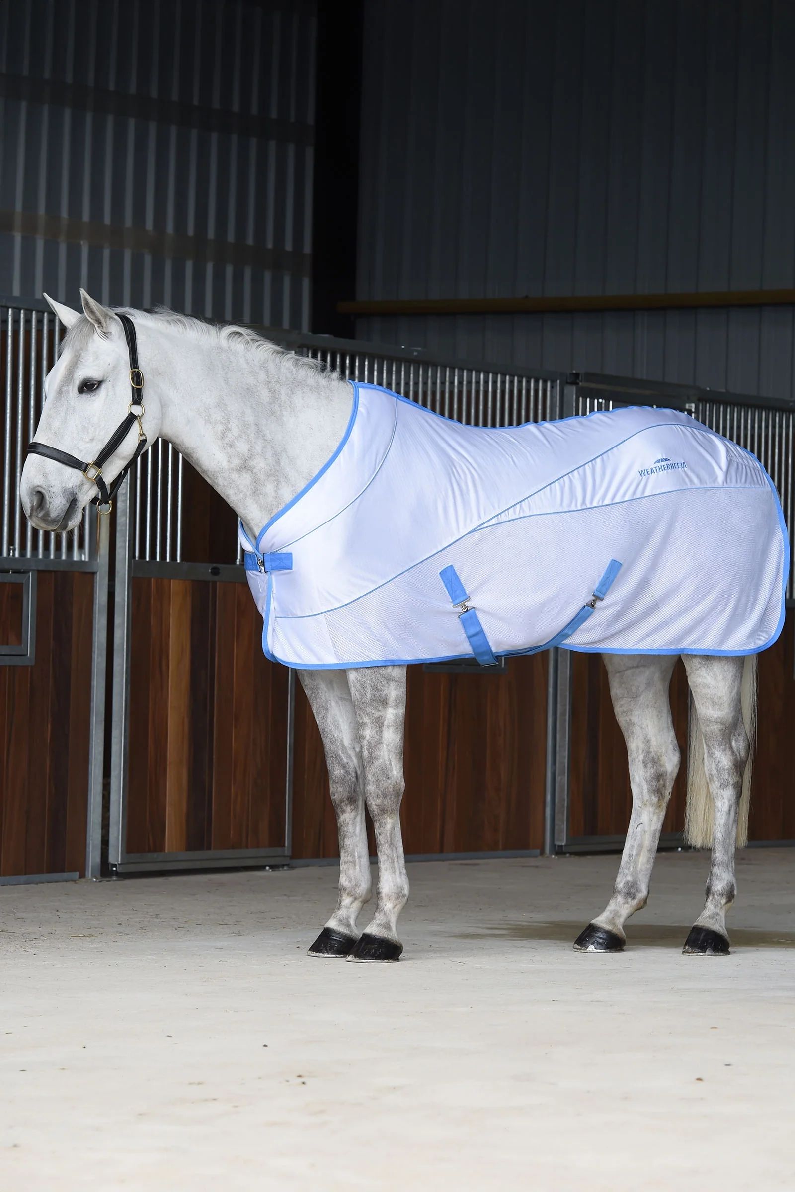 Air-Tec derka osuszająca, standardowe wycięcie na szyję White/Blue 155
