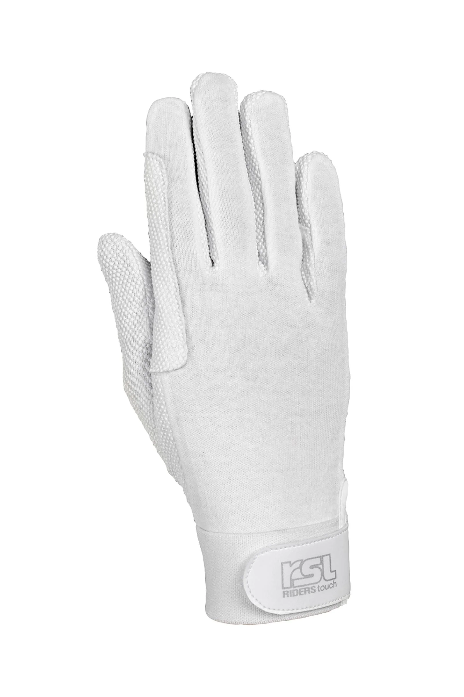 Classic 2.0 bawełniane rękawiczki jeździeckie White 4XS