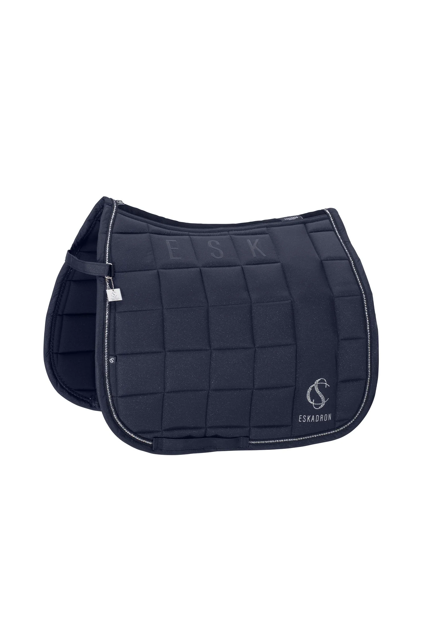 Classic Sport SS26 Big Square Sparkle czaprak ujeżdżeniowy Navy F