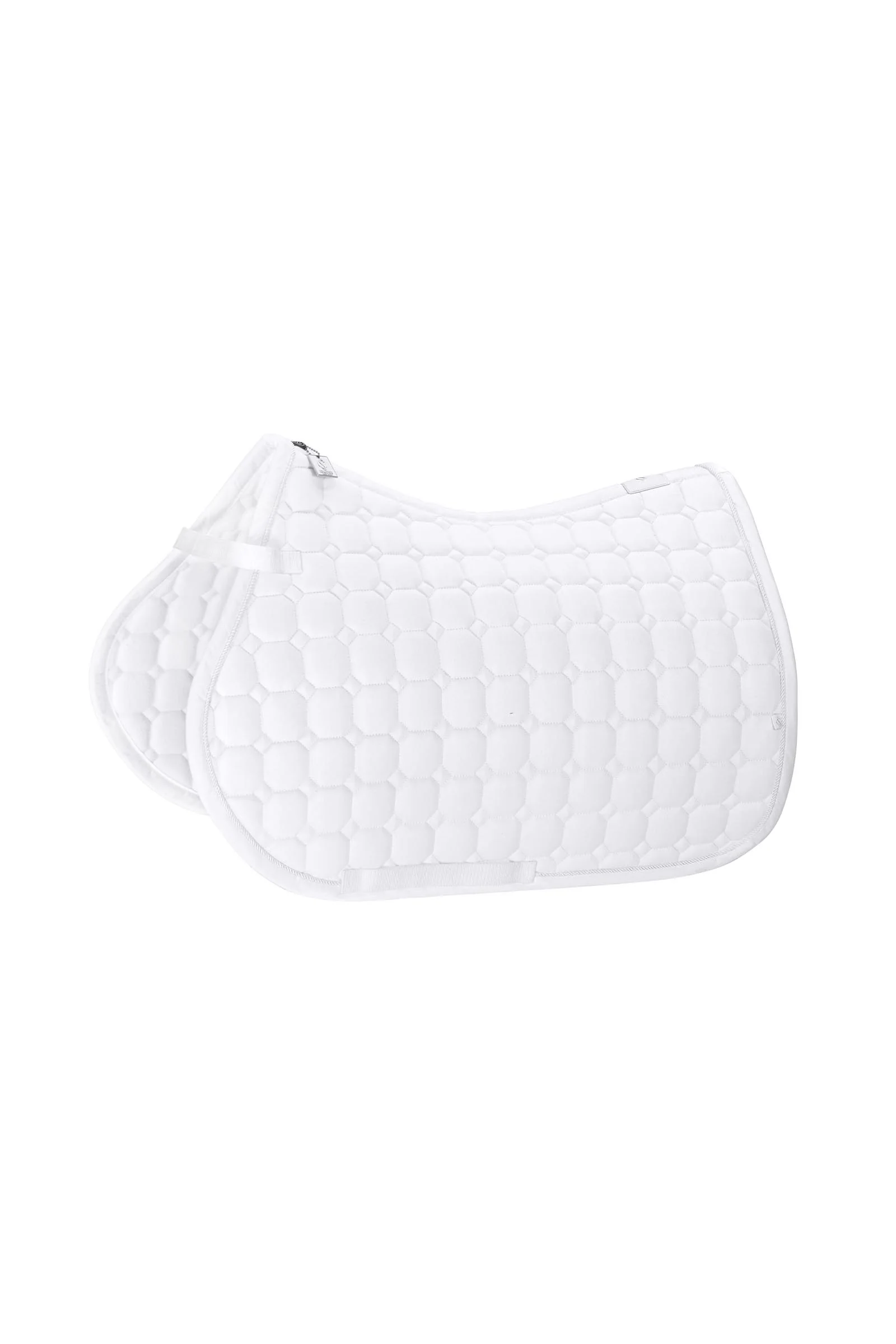 Classic Sport SS26 Bawełniany brokatowy czaprak wszechstronny White F