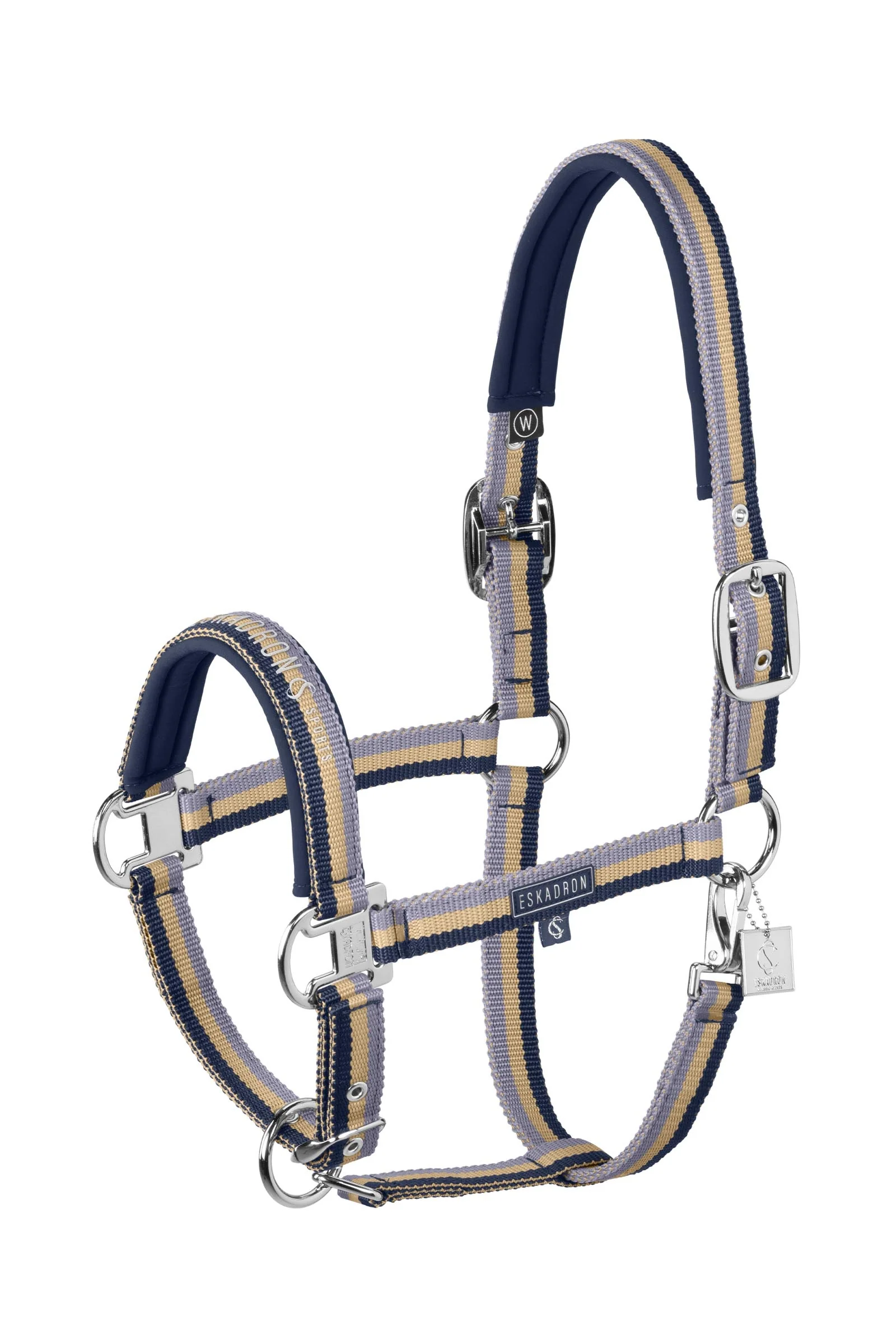 Classic Sport SS26 Kantar z podwójną sprzączką trzpieniową Navy/Sierra/Orchid P