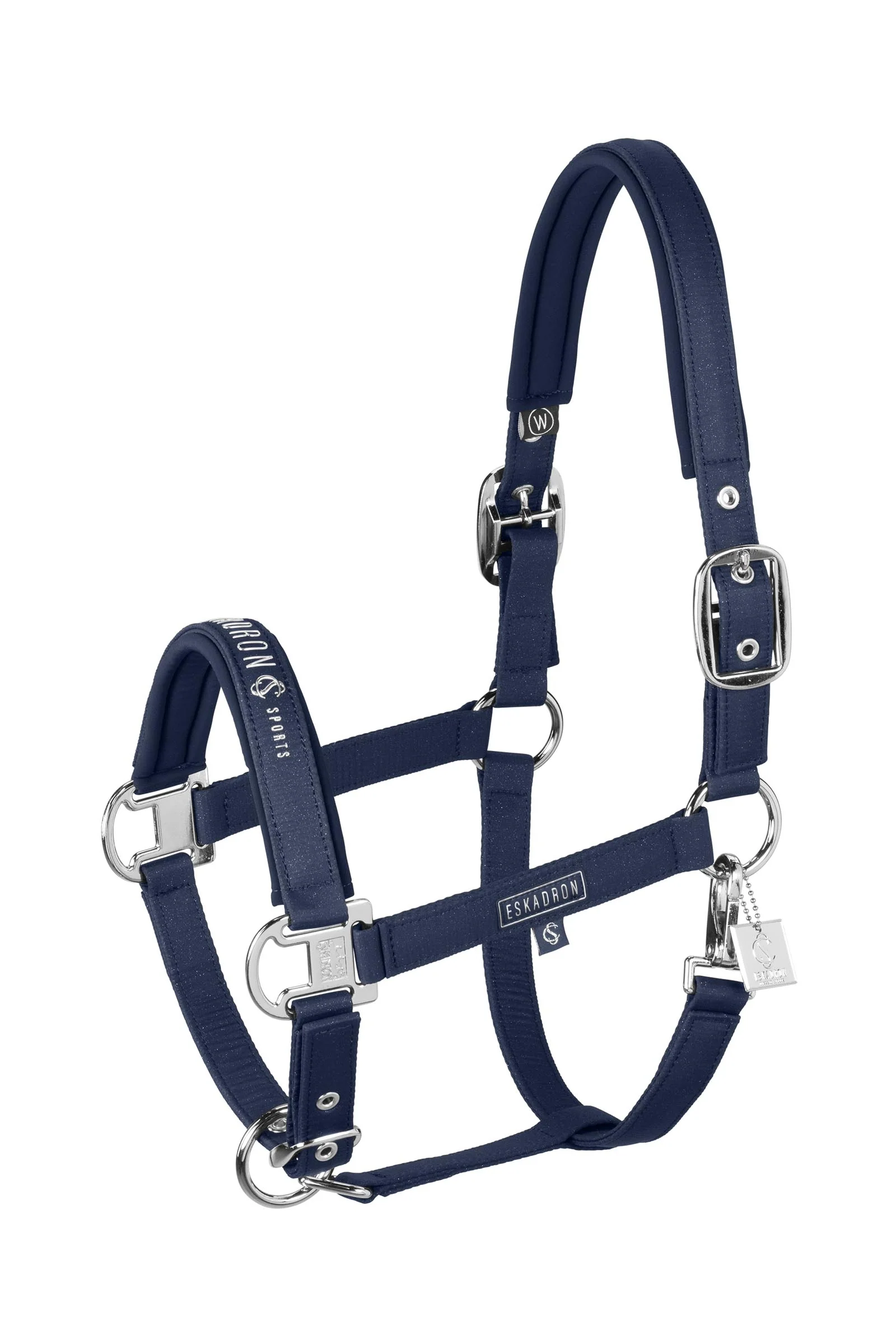 Classic Sport SS26 Sparkle kantar z podwójną sprzączką trzpieniową Navy C