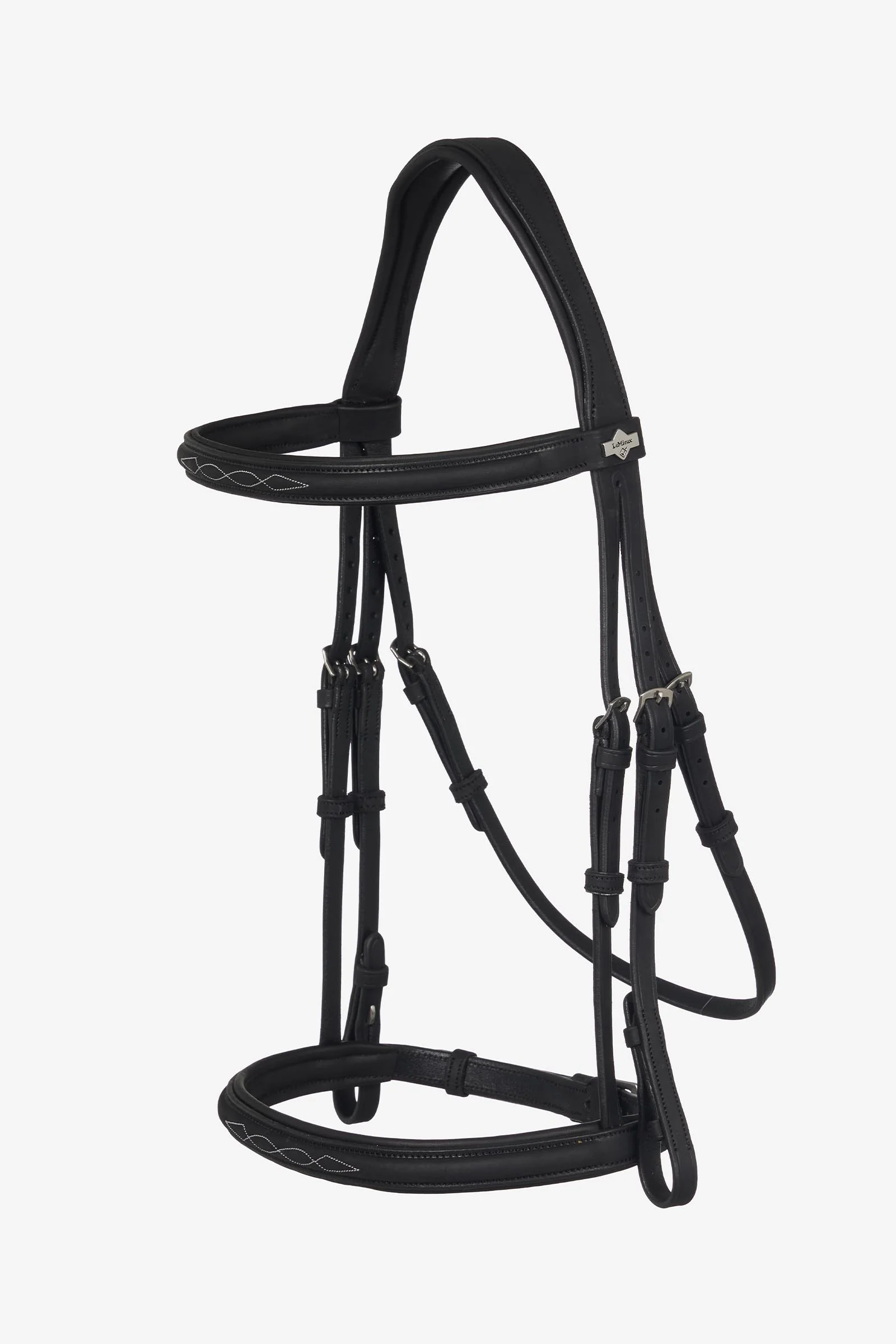 Classique ogłowie cavesson Black P