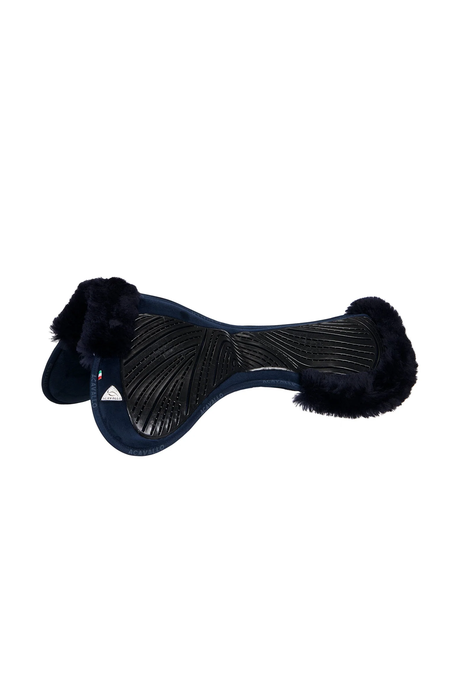 Close Contact Gel & Memory Foam Półpad z owczą skórą Blue/Blue Rozmiar uniwersalny