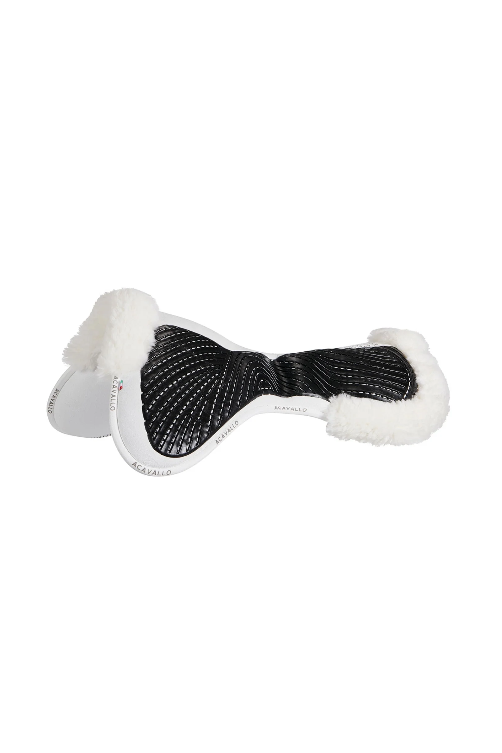 Close Contact Gel & Memory Foam Półpad z owczą skórą White/White Rozmiar uniwersalny