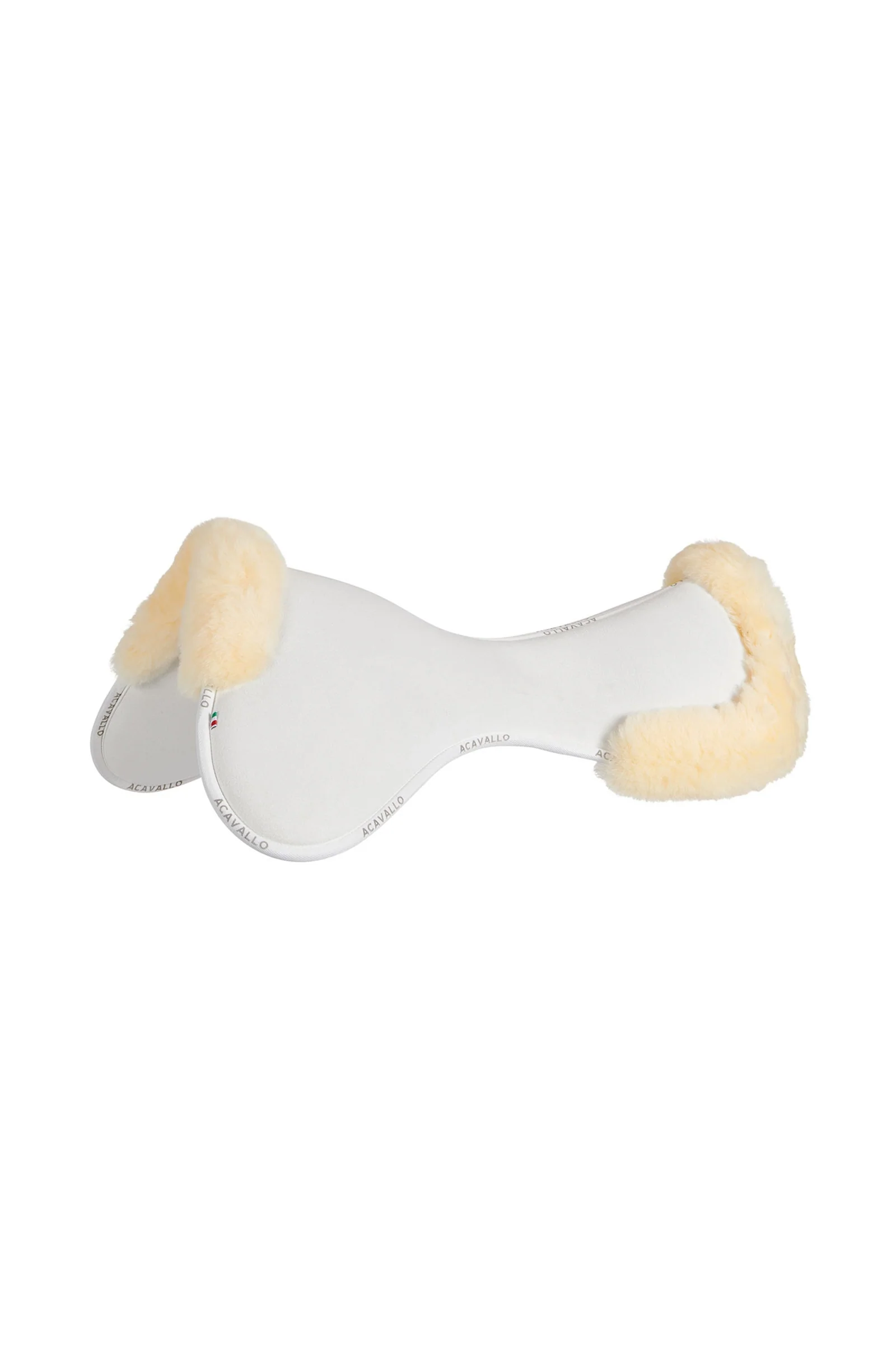 Close Contact Memory Foam Półpad z owczą skórą White/Natural Rozmiar uniwersalny