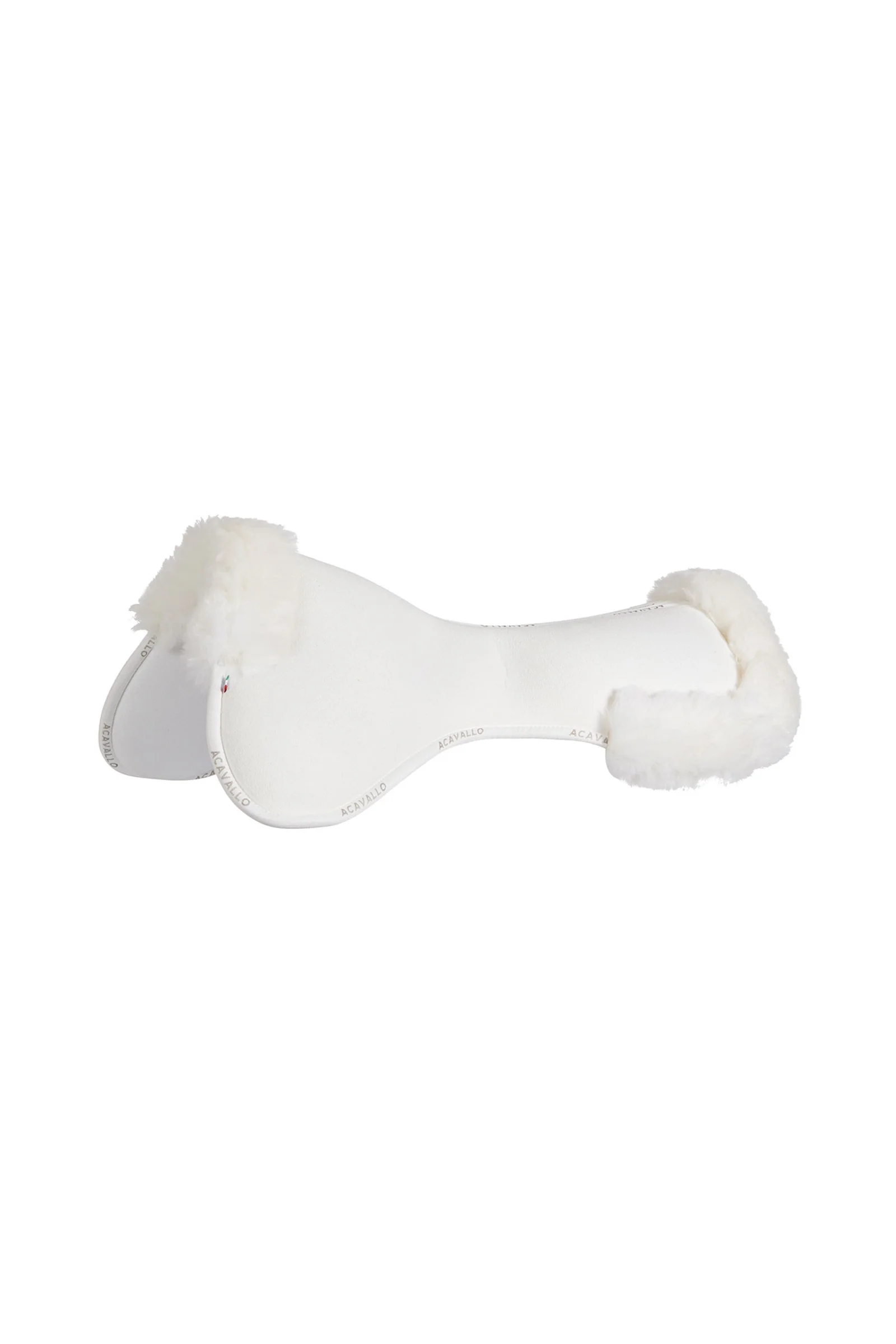Close Contact Memory Foam Półpad z owczą skórą White/White Rozmiar uniwersalny