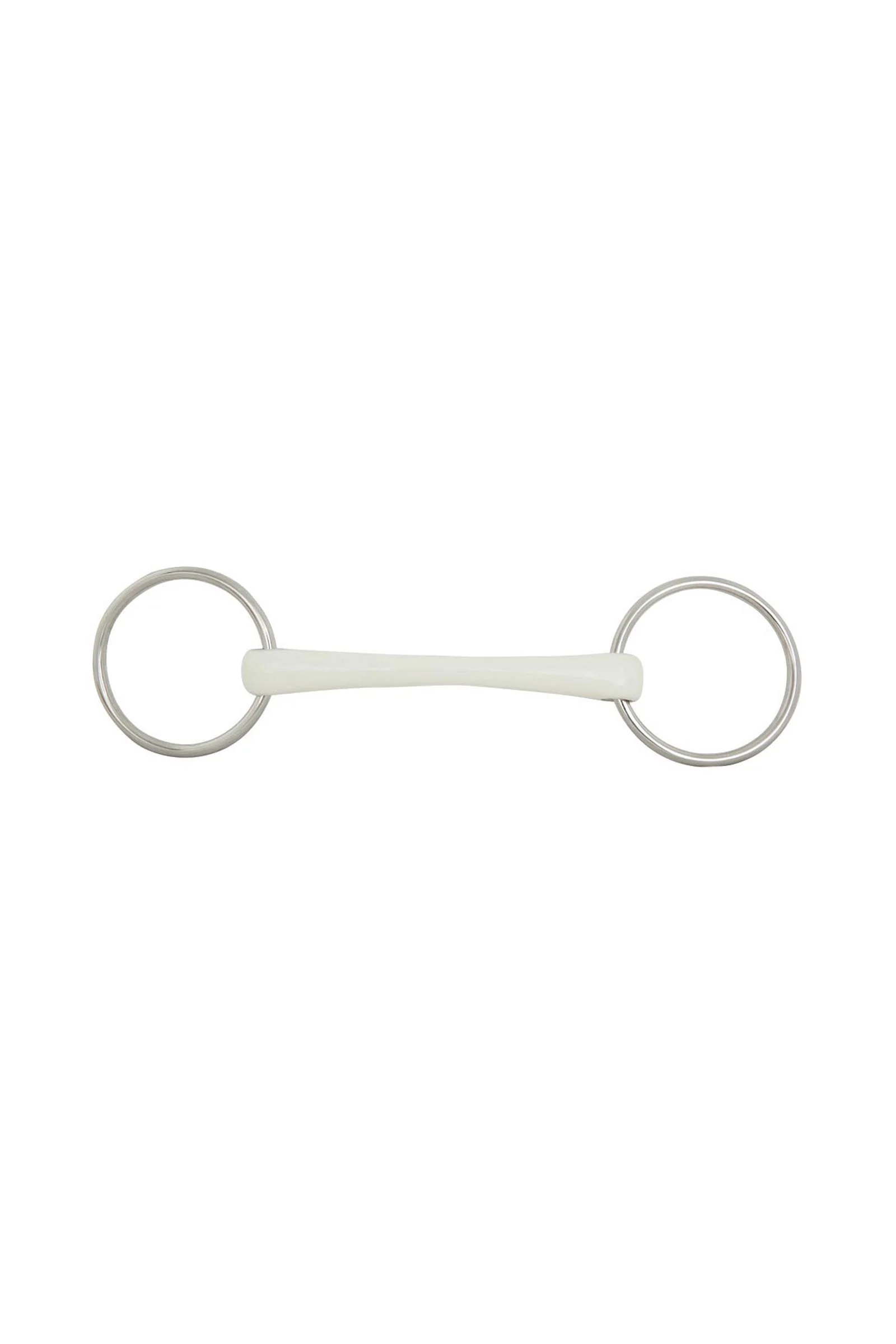 Combo wędzidło z luźnymi pierścieniami, mullen mouth, 18 mm Silver 125 mm