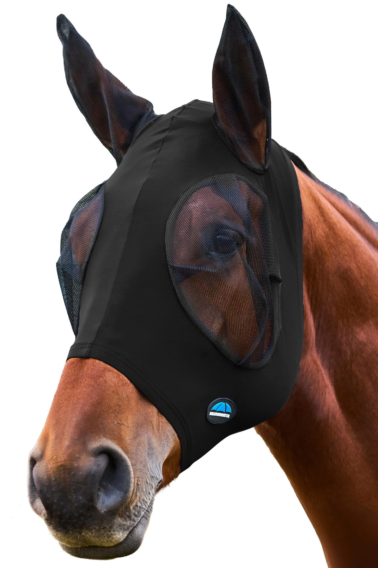 Comfitec Stretch Maska przeciw muchom z uszami Black/Black XXS