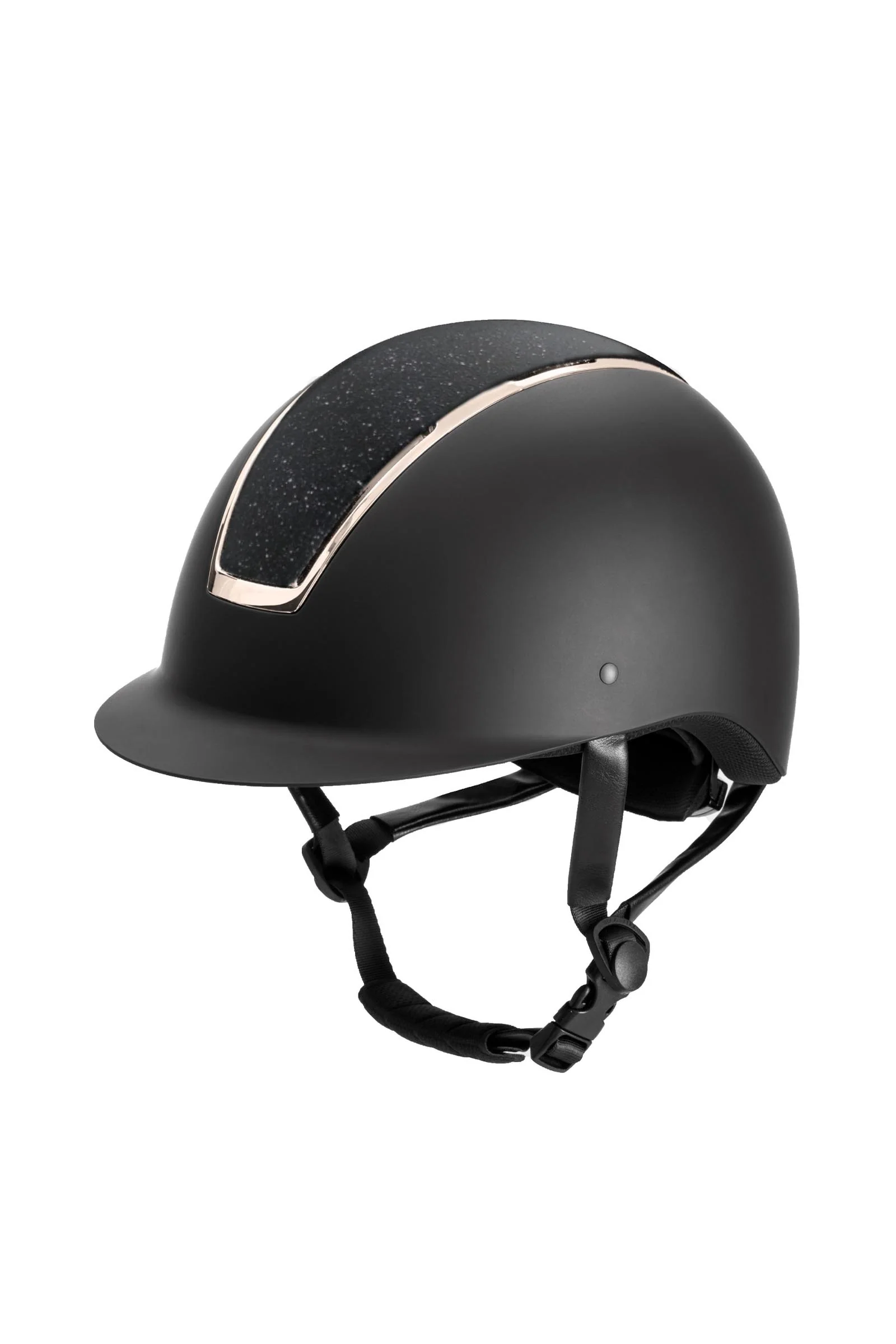 Kask jeździecki Comfort Jewel Black/Rosegold/ Black M