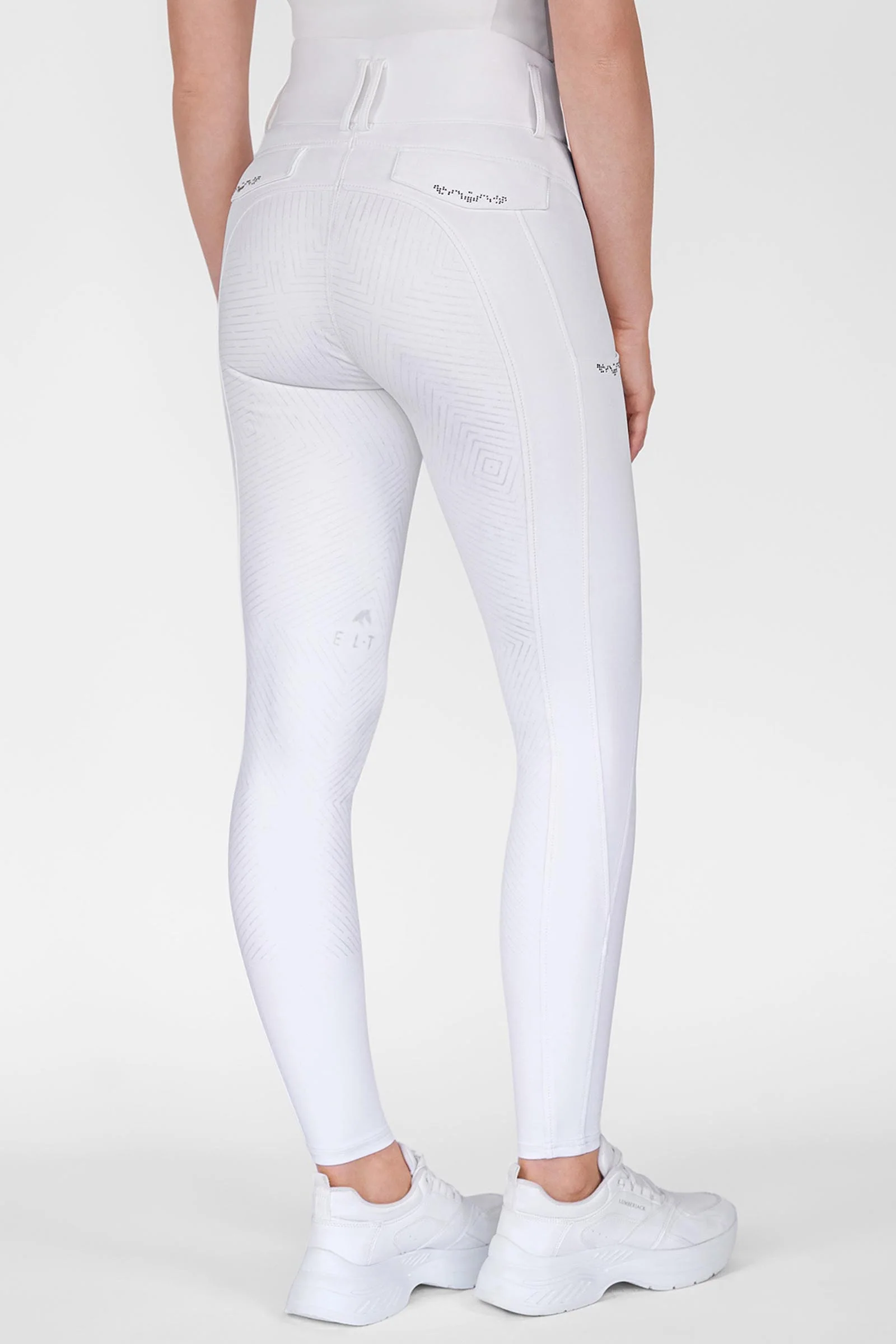 Comfort Ride Glam damskie bryczesy full grip White 36
