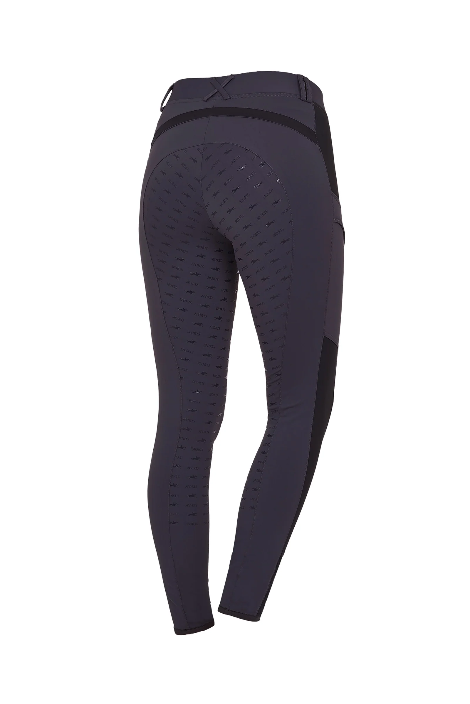 Damskie legginsy jeździeckie Comfy z pełnym lejem Dark Blue 32