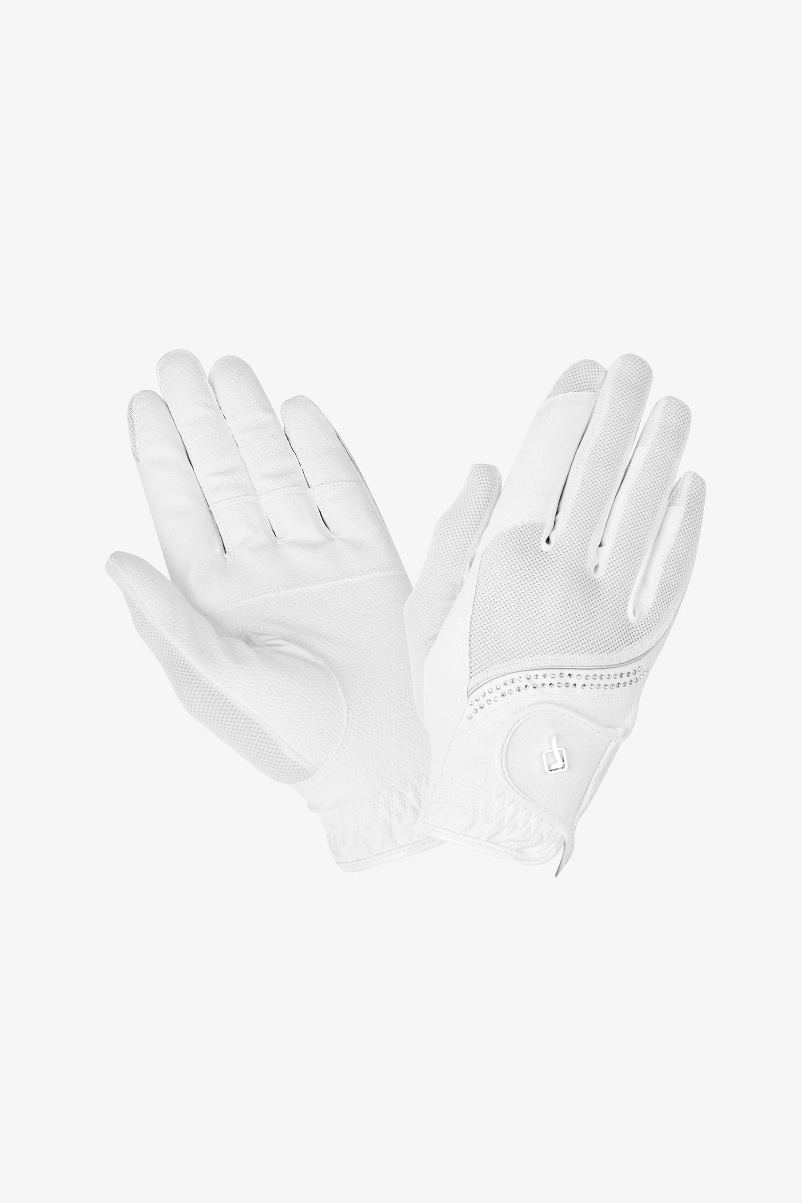 Crystal Rękawiczki jeździeckie White XS