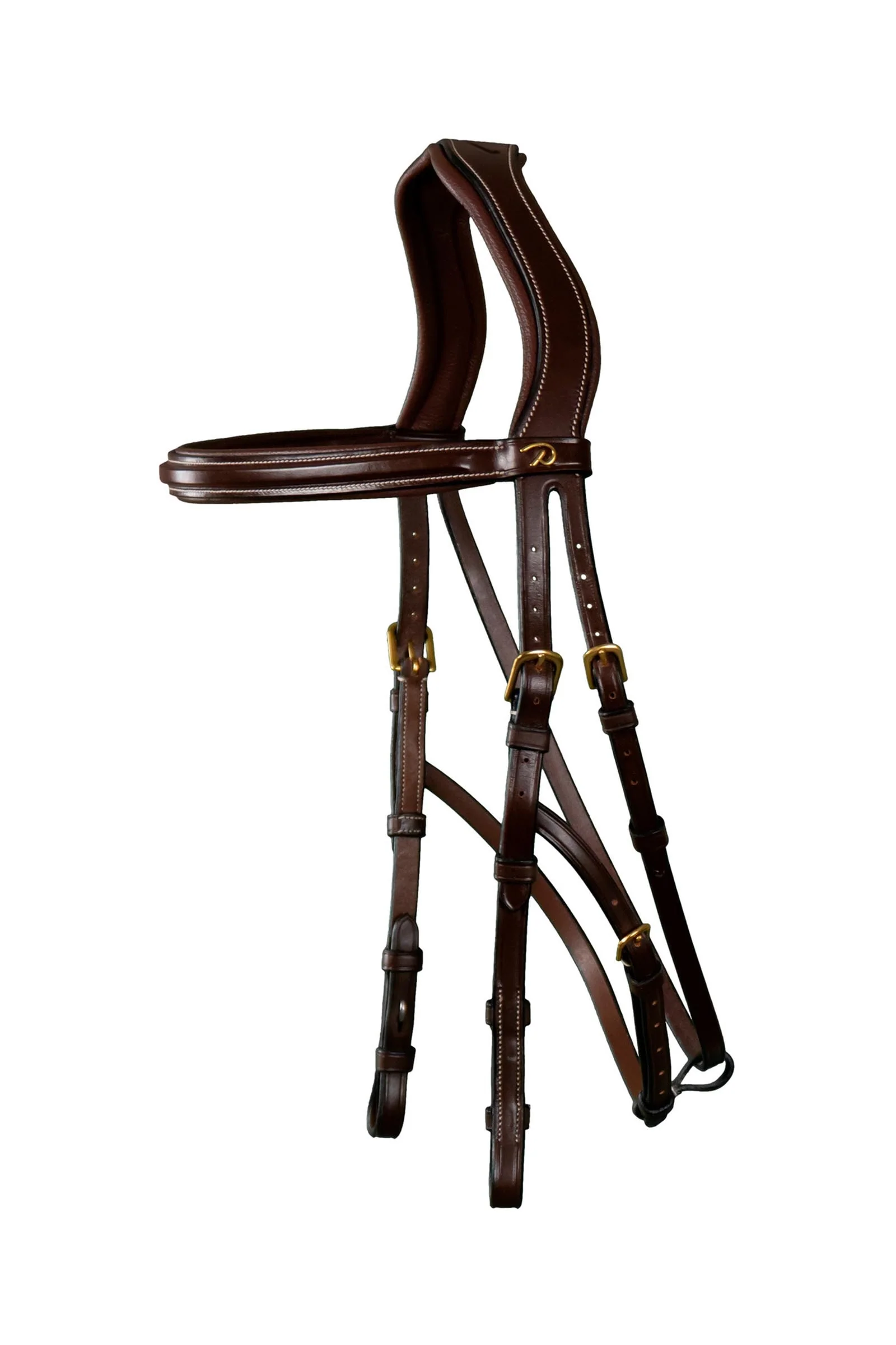 D-Collection ogłowie hackamore Brown F