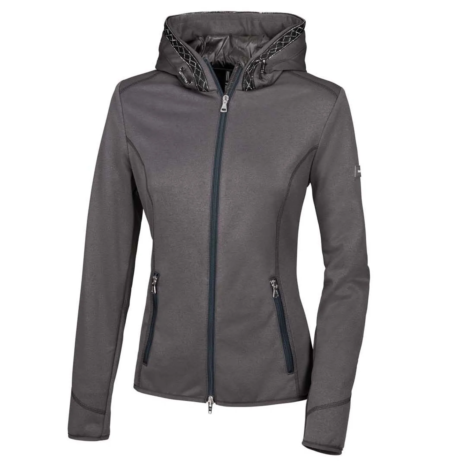 Dalina Damska kurtka polarowa Anthracite/Melange grey 68